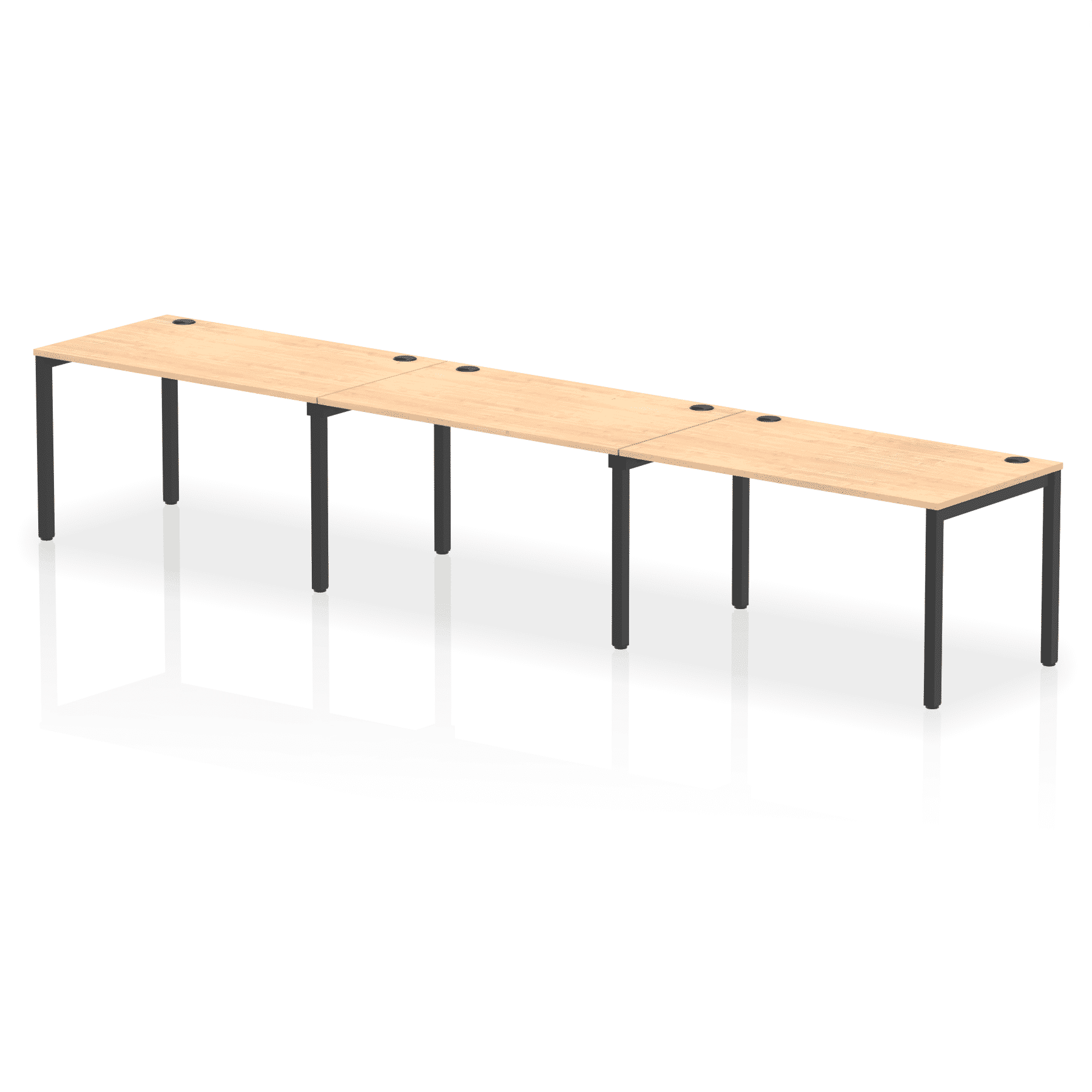 Impulse Single Row Bench Desk - 3 Person - Image 63