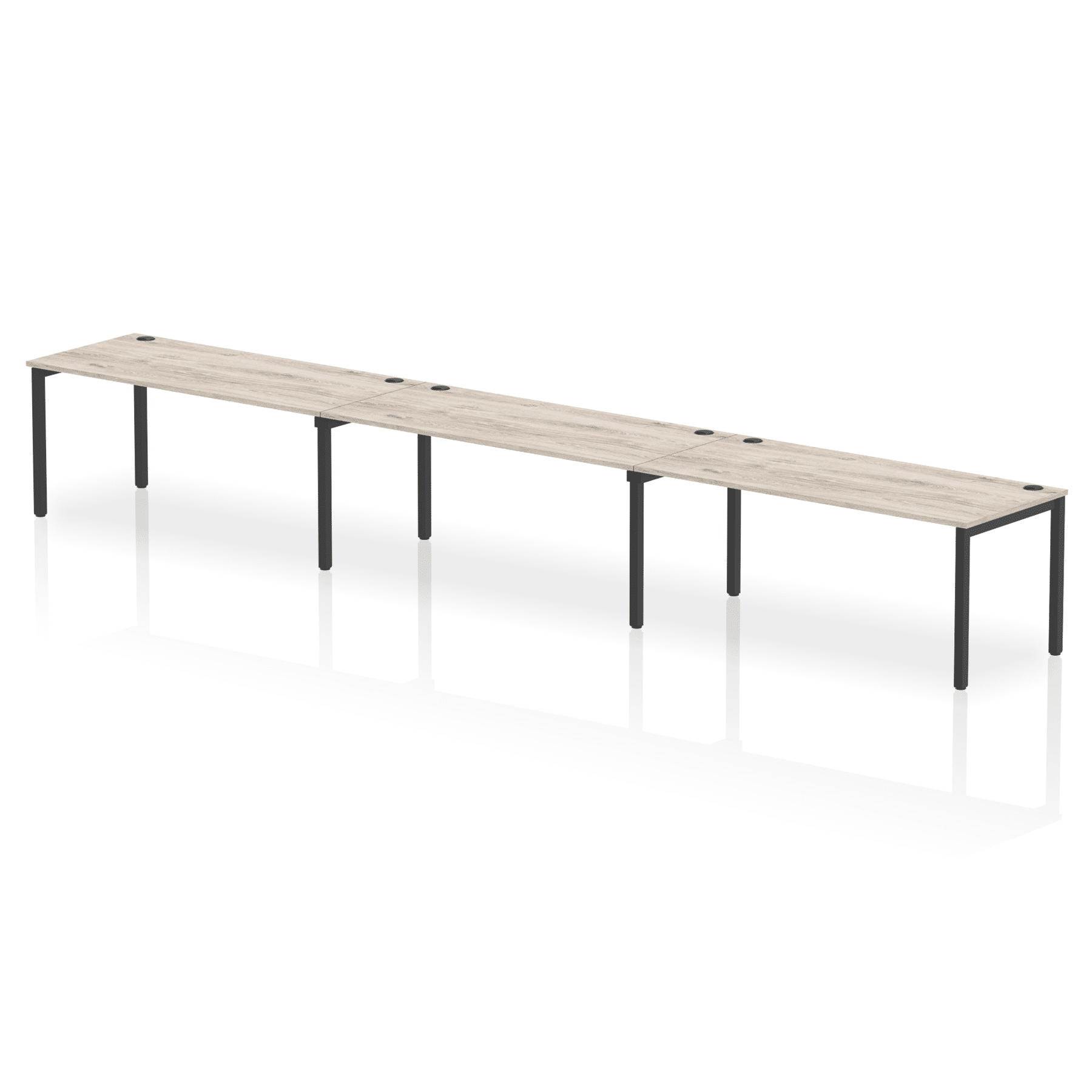 Impulse Single Row Bench Desk - 3 Person - Image 80