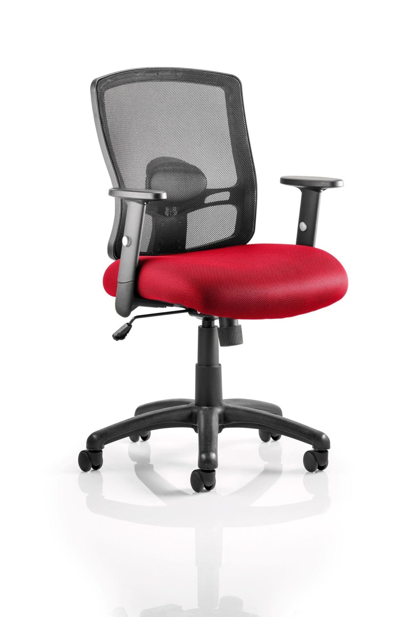 Portland Medium Mesh Back Task Operator Office Chair with Arms - Image 8