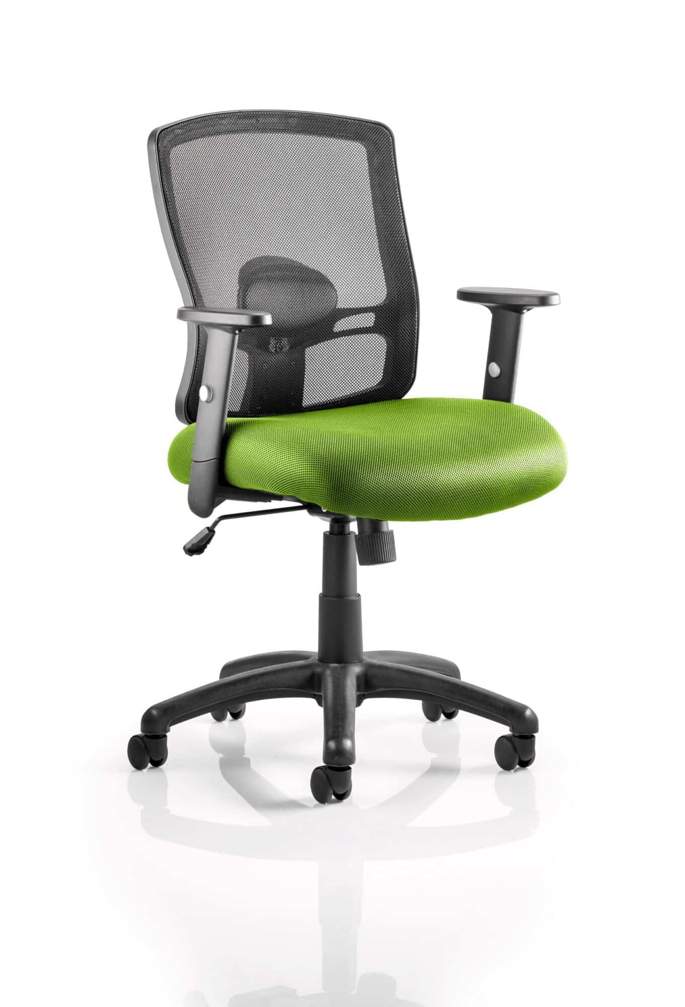 Portland Medium Mesh Back Task Operator Office Chair with Arms - Image 9