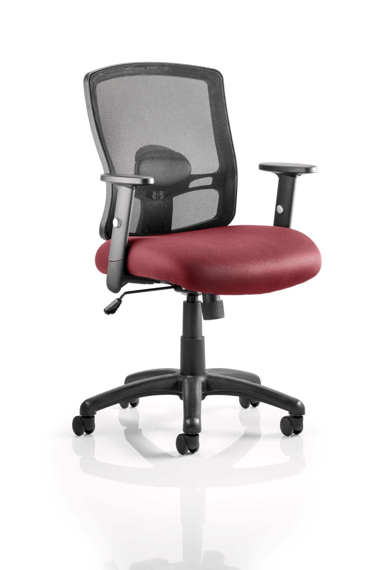 Portland Medium Mesh Back Task Operator Office Chair with Arms - Image 13