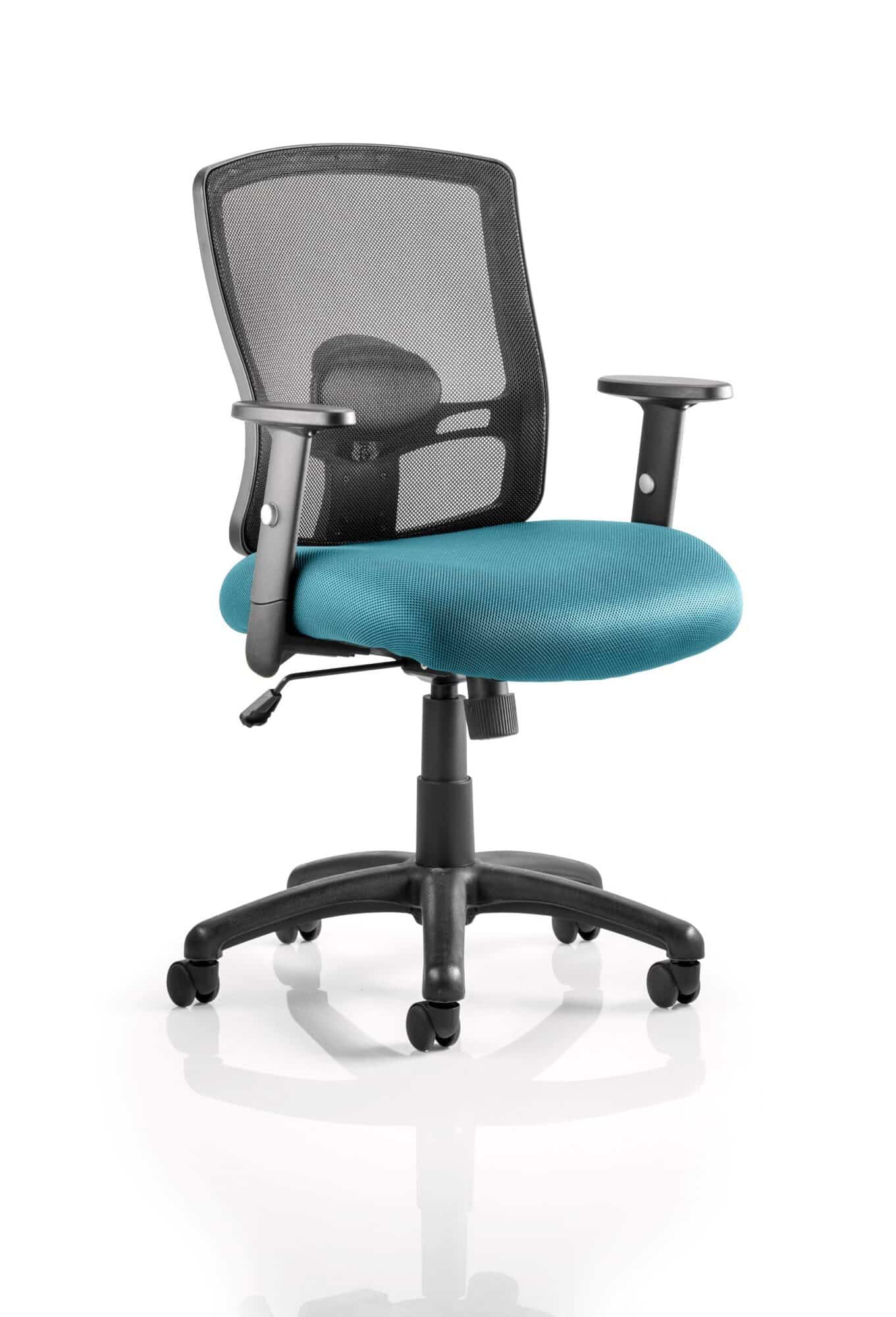 Portland Medium Mesh Back Task Operator Office Chair with Arms - Image 14