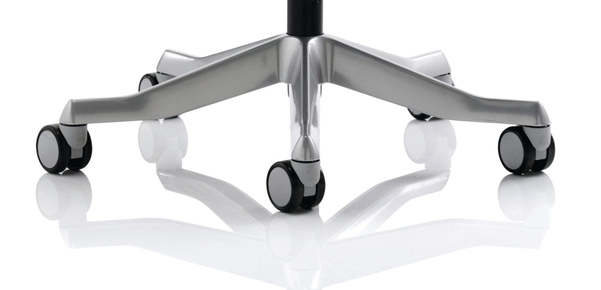 Zure High Back Black Shell Executive Office Chair with Arms - Image 8