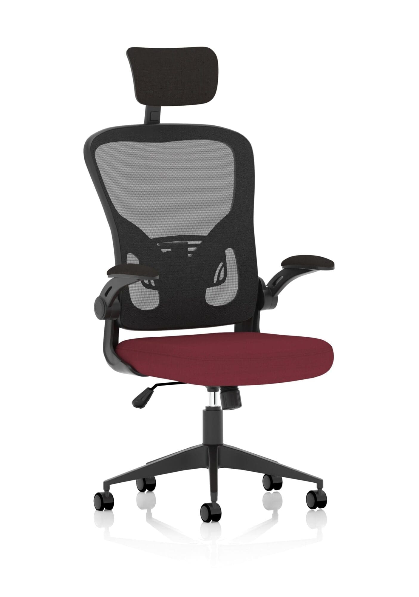 Ace Executive Mesh Chair With Folding Arms - Image 10