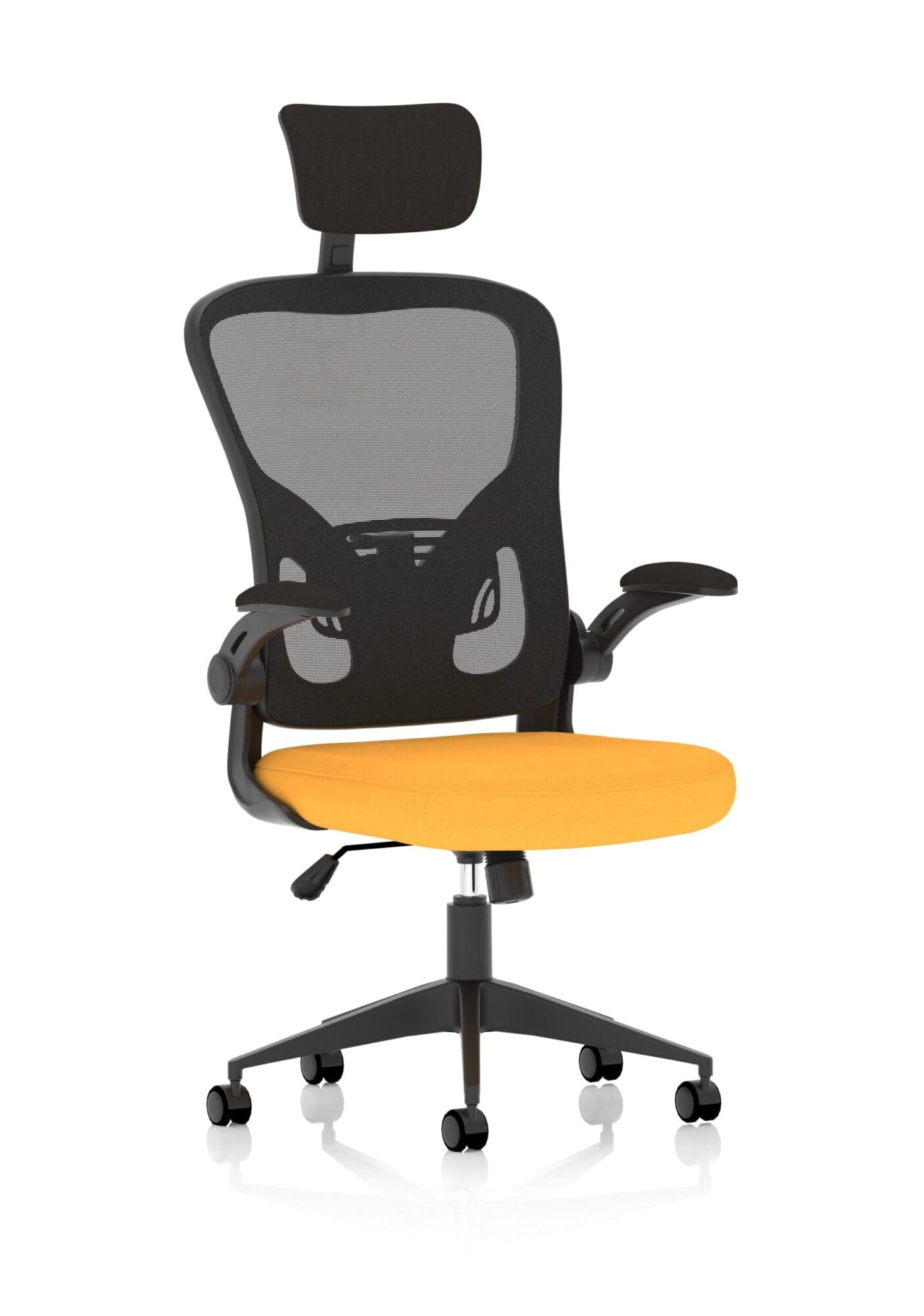 Ace Executive Mesh Chair With Folding Arms - Image 13