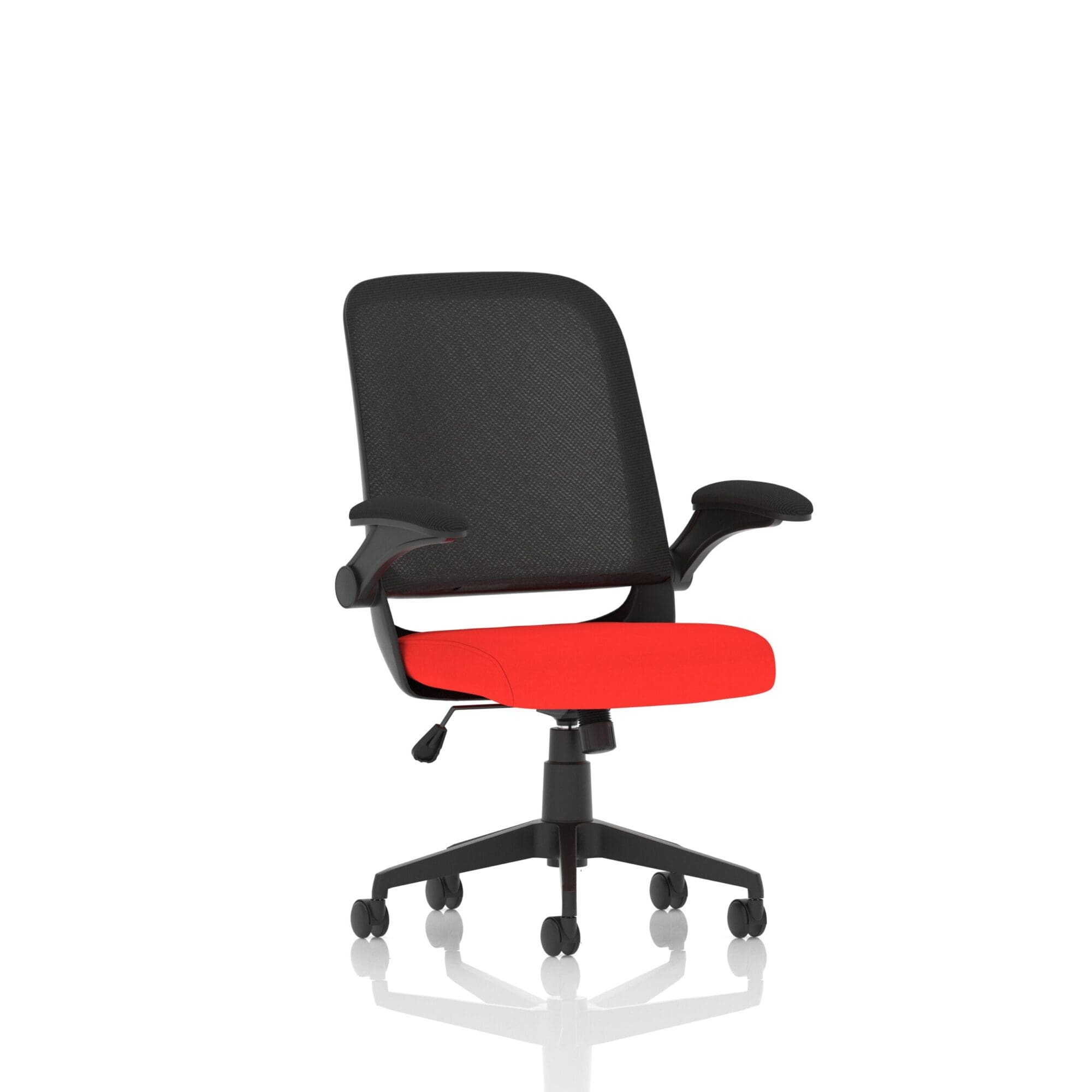Crew Task Operator Mesh Chair With Folding Arms - Image 9