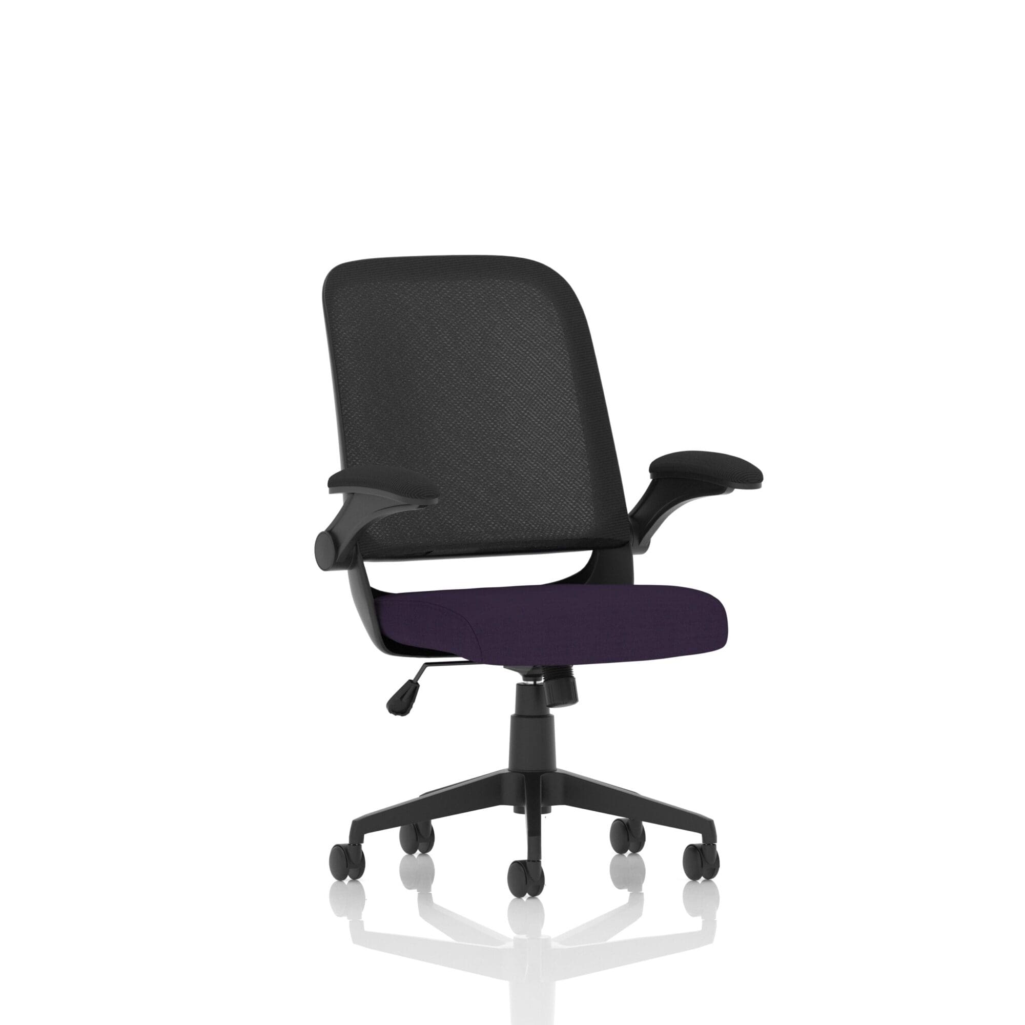 Crew Task Operator Mesh Chair With Folding Arms - Image 16