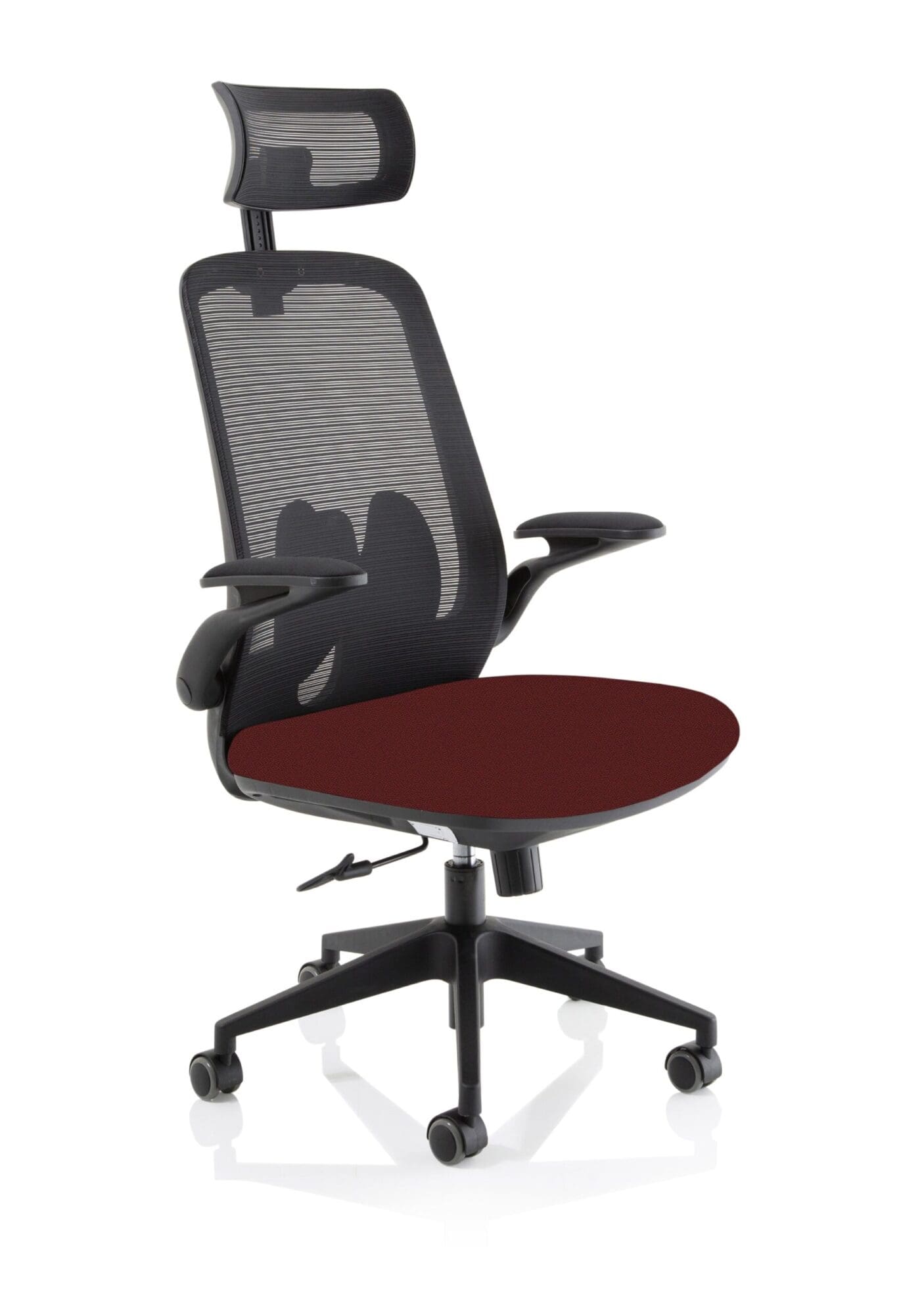 Sigma Executive Mesh Chair With Folding Arms - Image 11