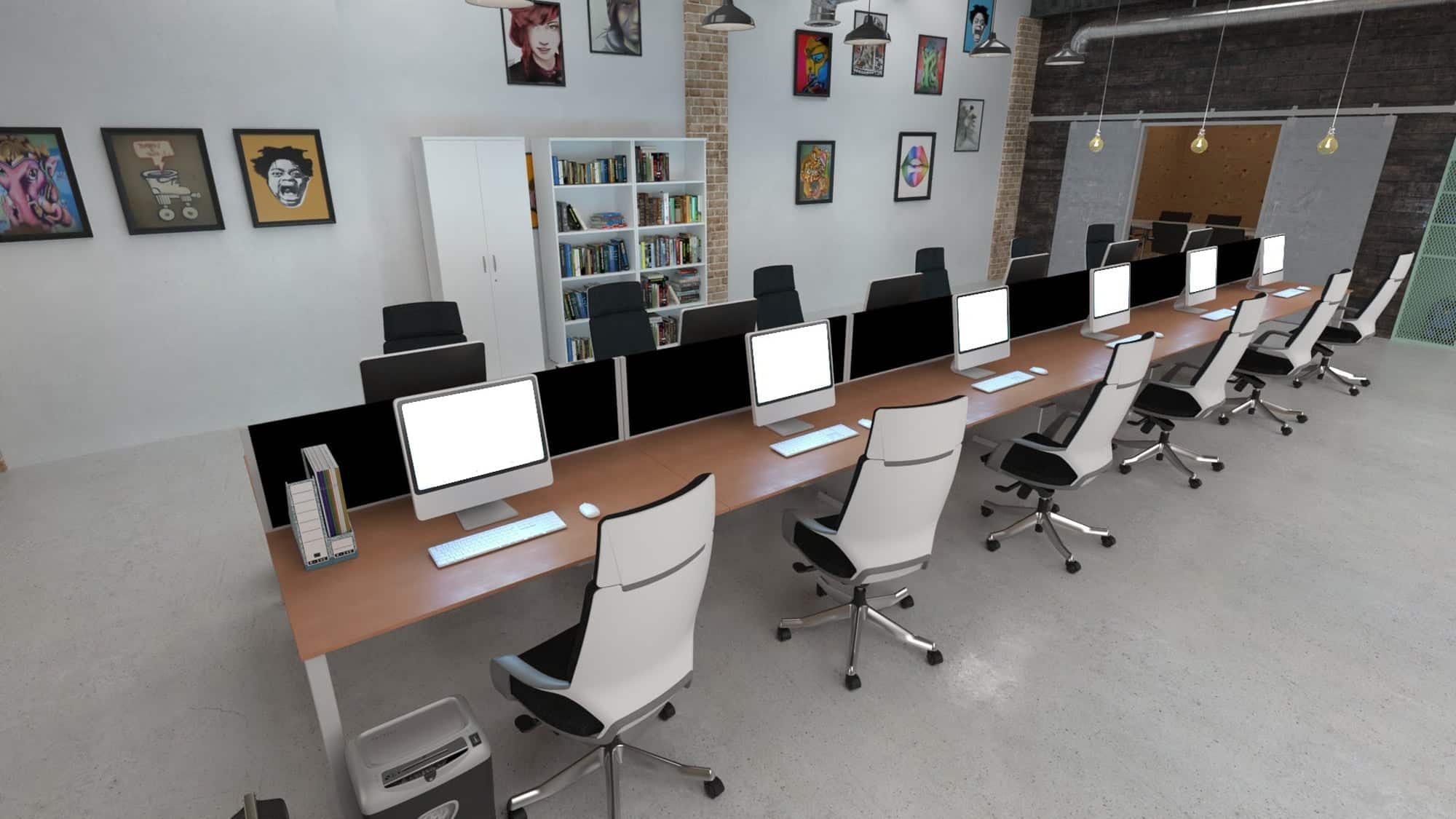 Impulse Straight Screens - 400mm High - Image 3