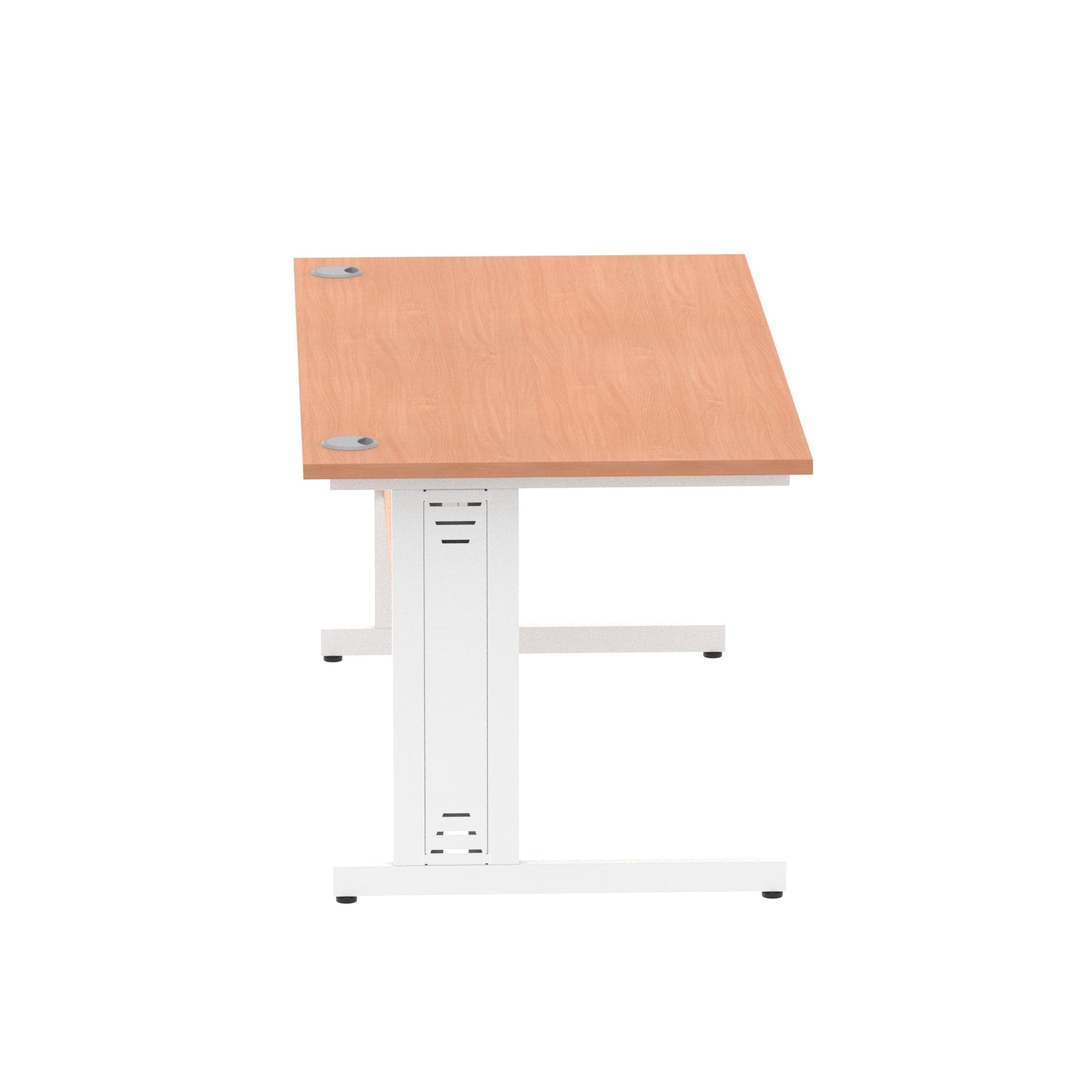 Impulse 1600mm Straight Desk Cable Managed Leg - Image 64