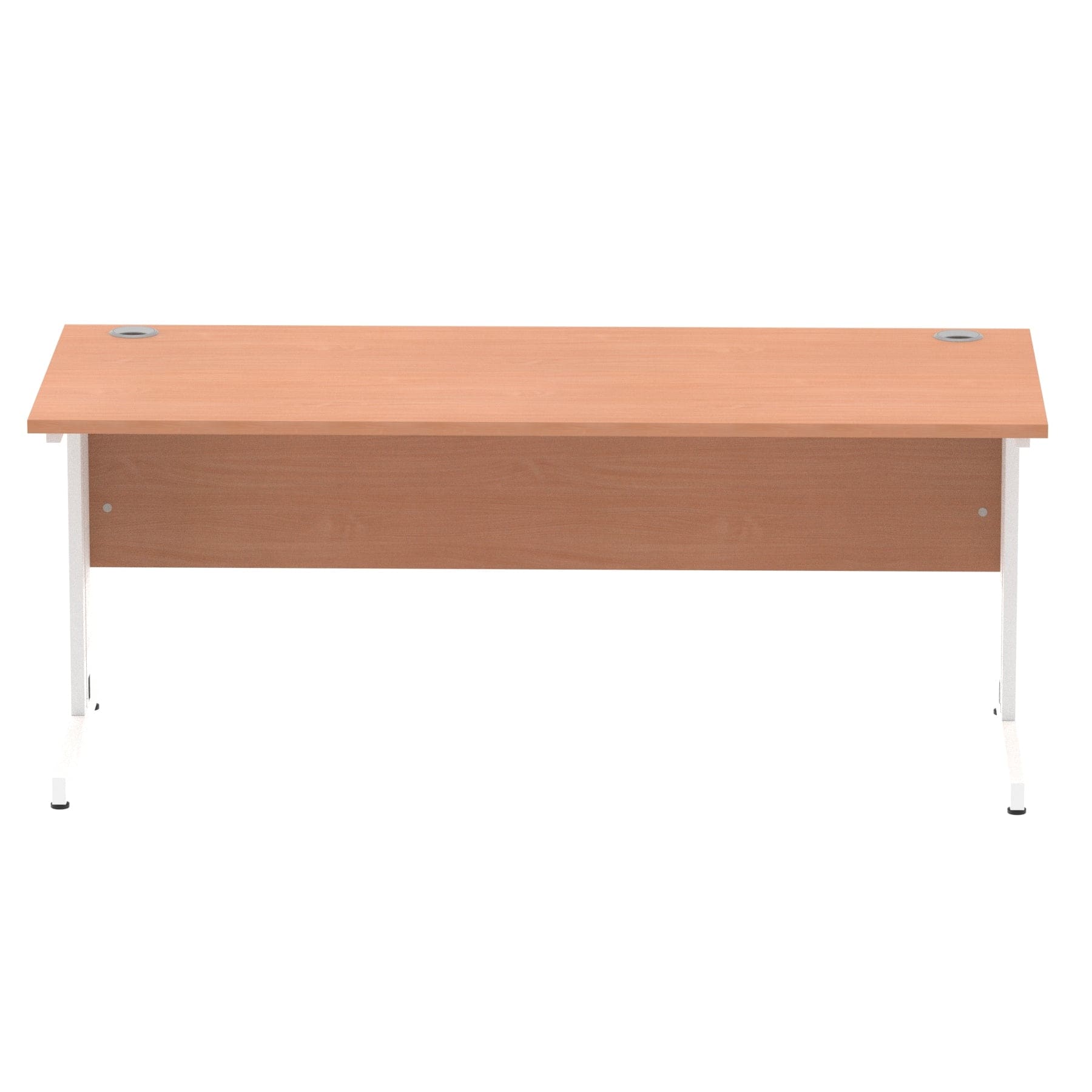 Impulse 1800mm Straight Desk Cable Managed Leg - Image 62