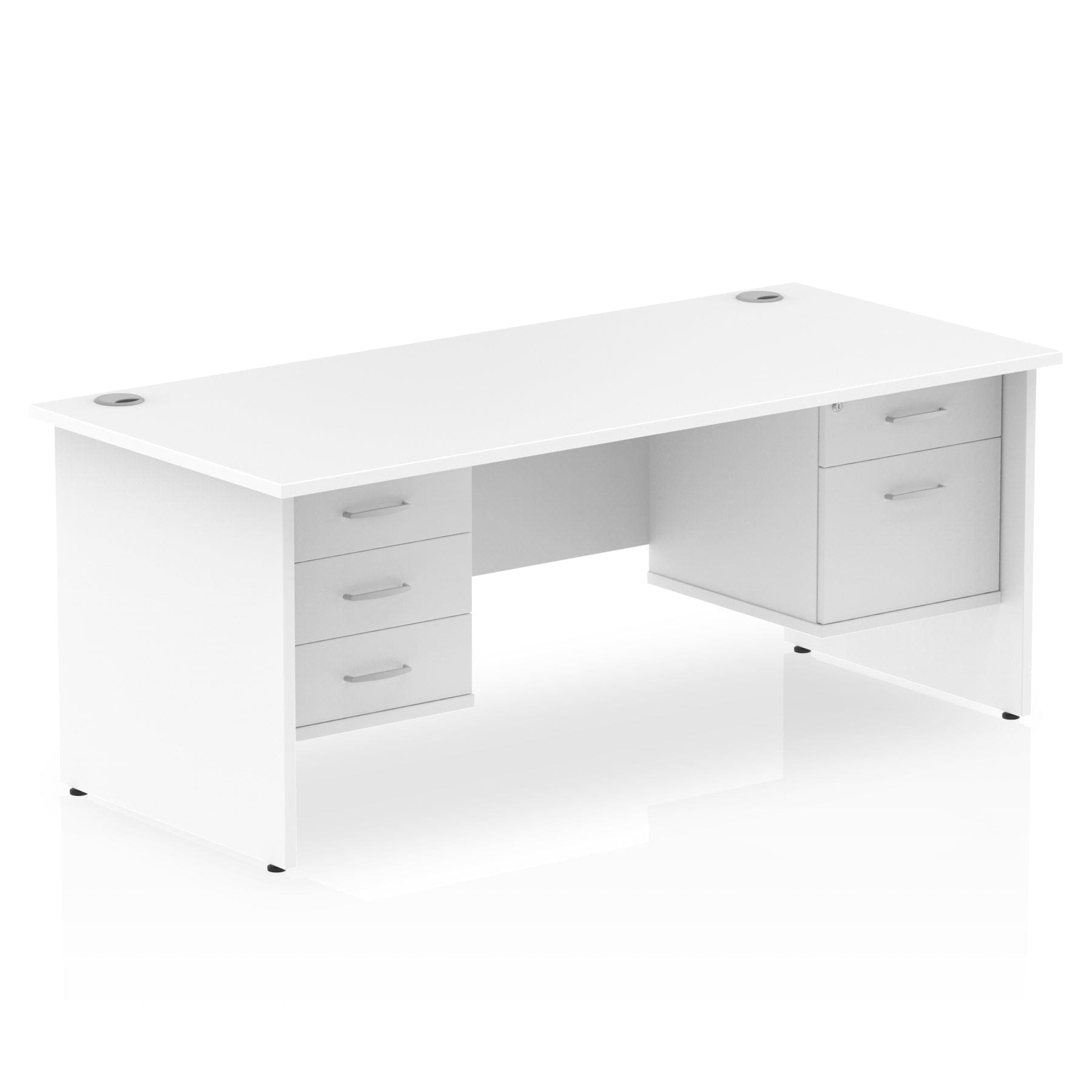 Impulse 1800mm Panel End Straight Desk With Two Fixed Pedestal - Image 13