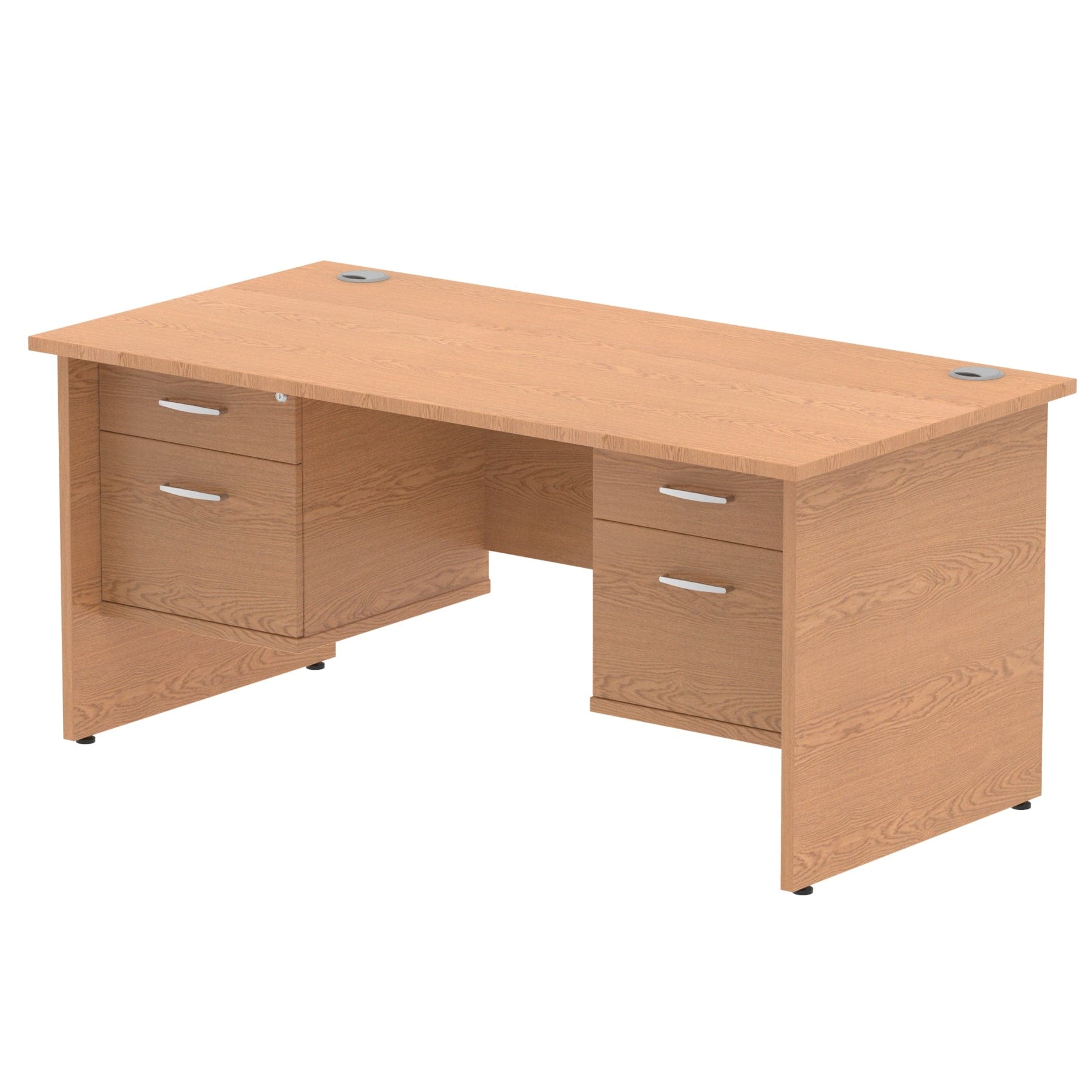 Impulse 1800mm Panel End Straight Desk With Two Fixed Pedestal - Image 8
