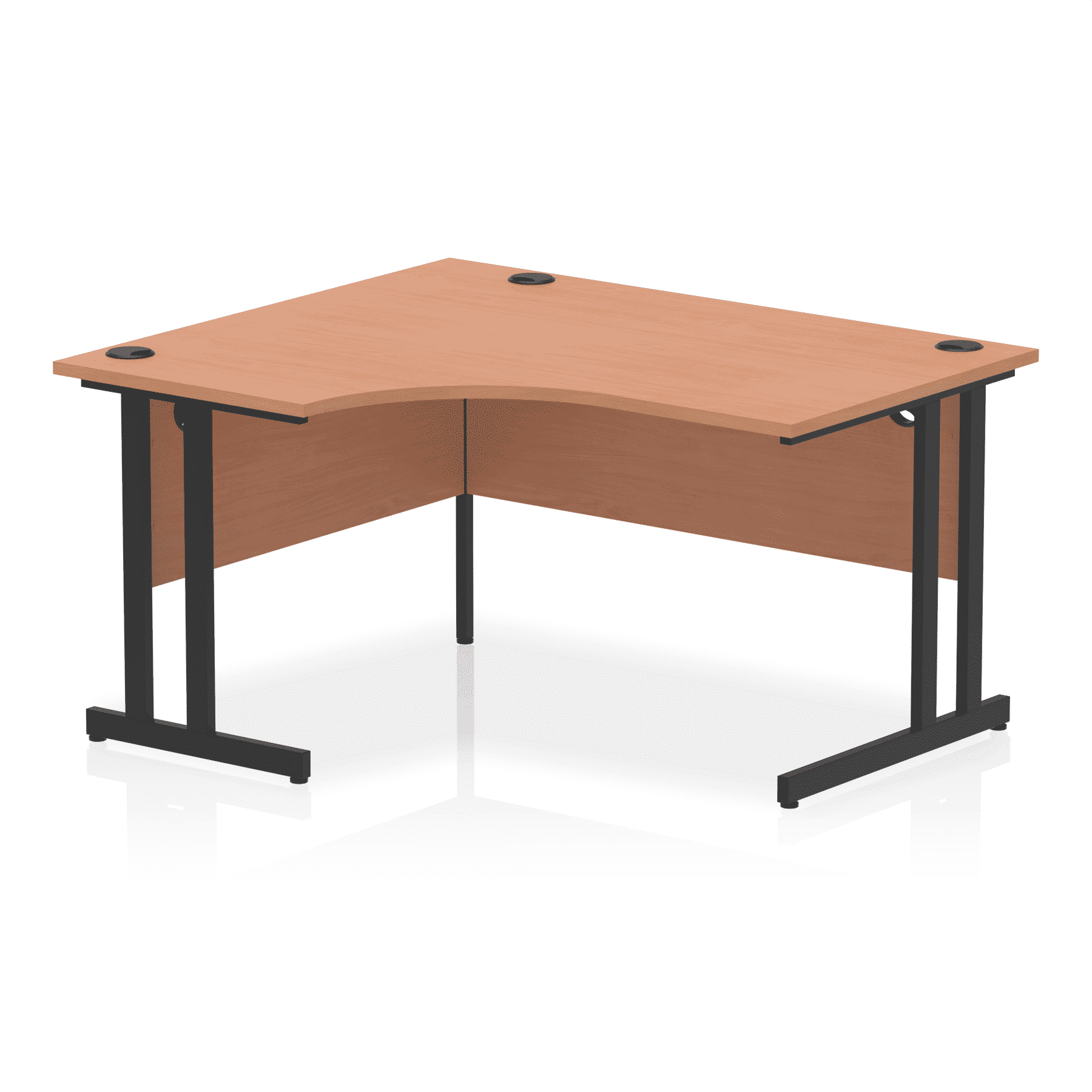 Impulse 1400mm Left Crescent Desk Cantilever Leg - Image 16