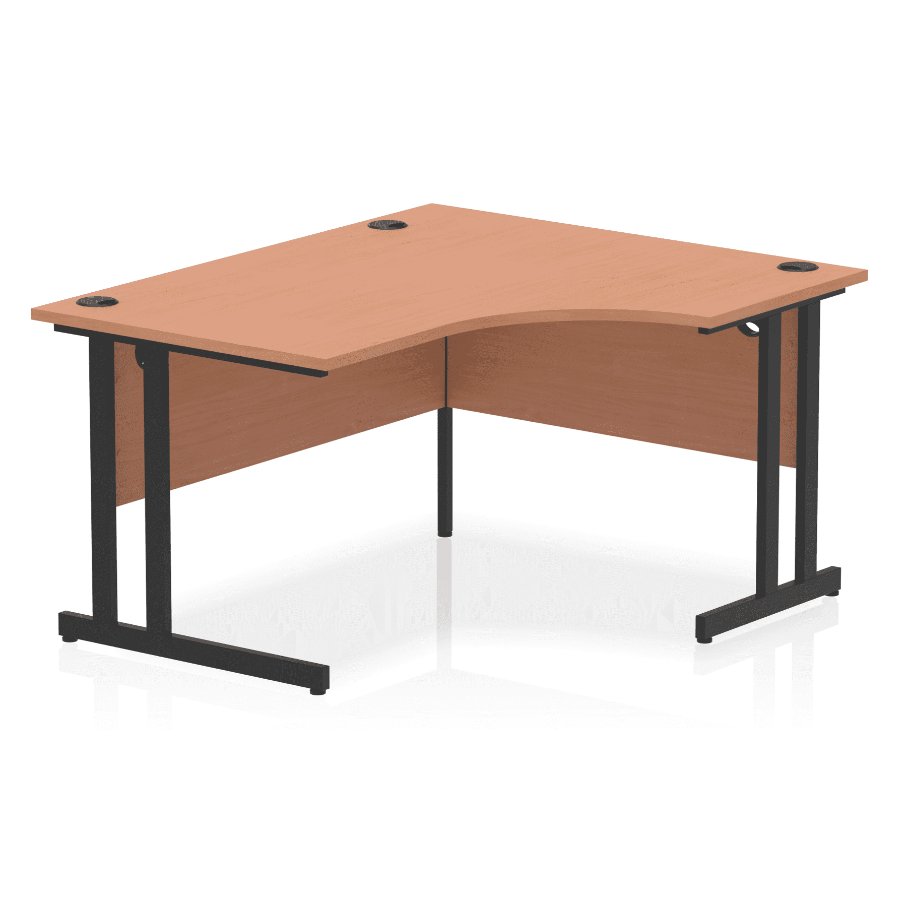 Impulse 1400mm Right Crescent Desk Cantilever Leg - Image 13