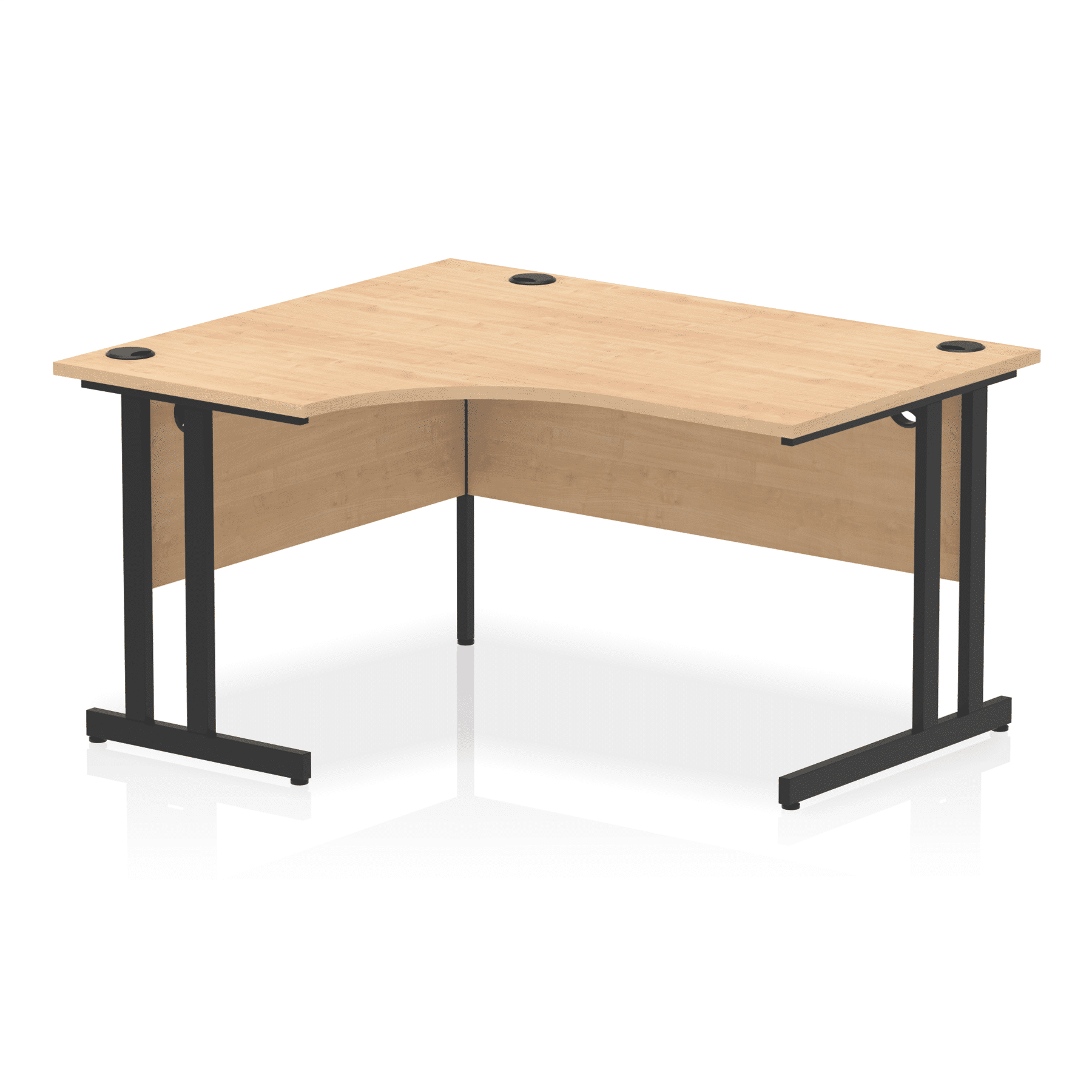 Impulse 1400mm Left Crescent Desk Cantilever Leg - Image 15