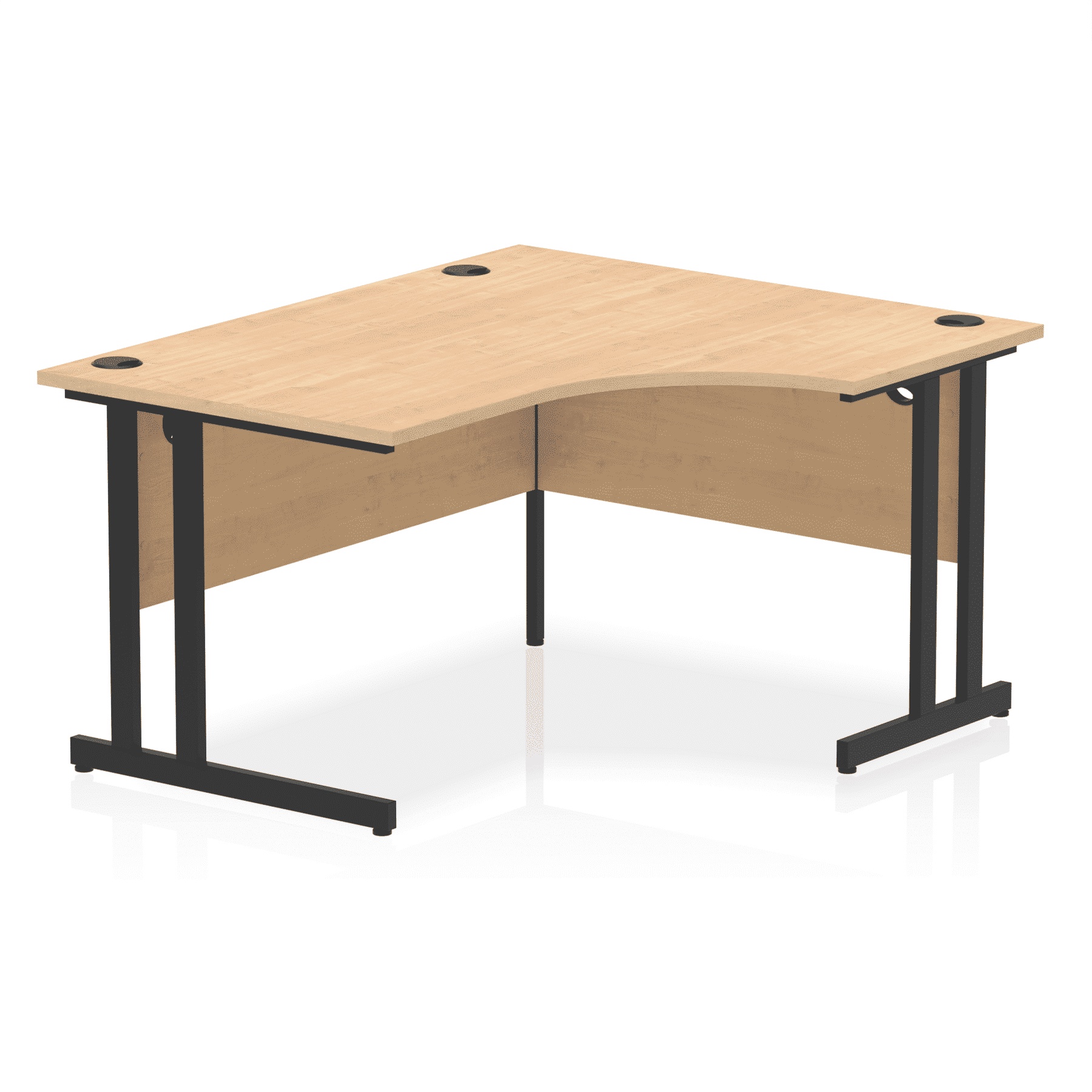 Impulse 1400mm Right Crescent Desk Cantilever Leg - Image 15