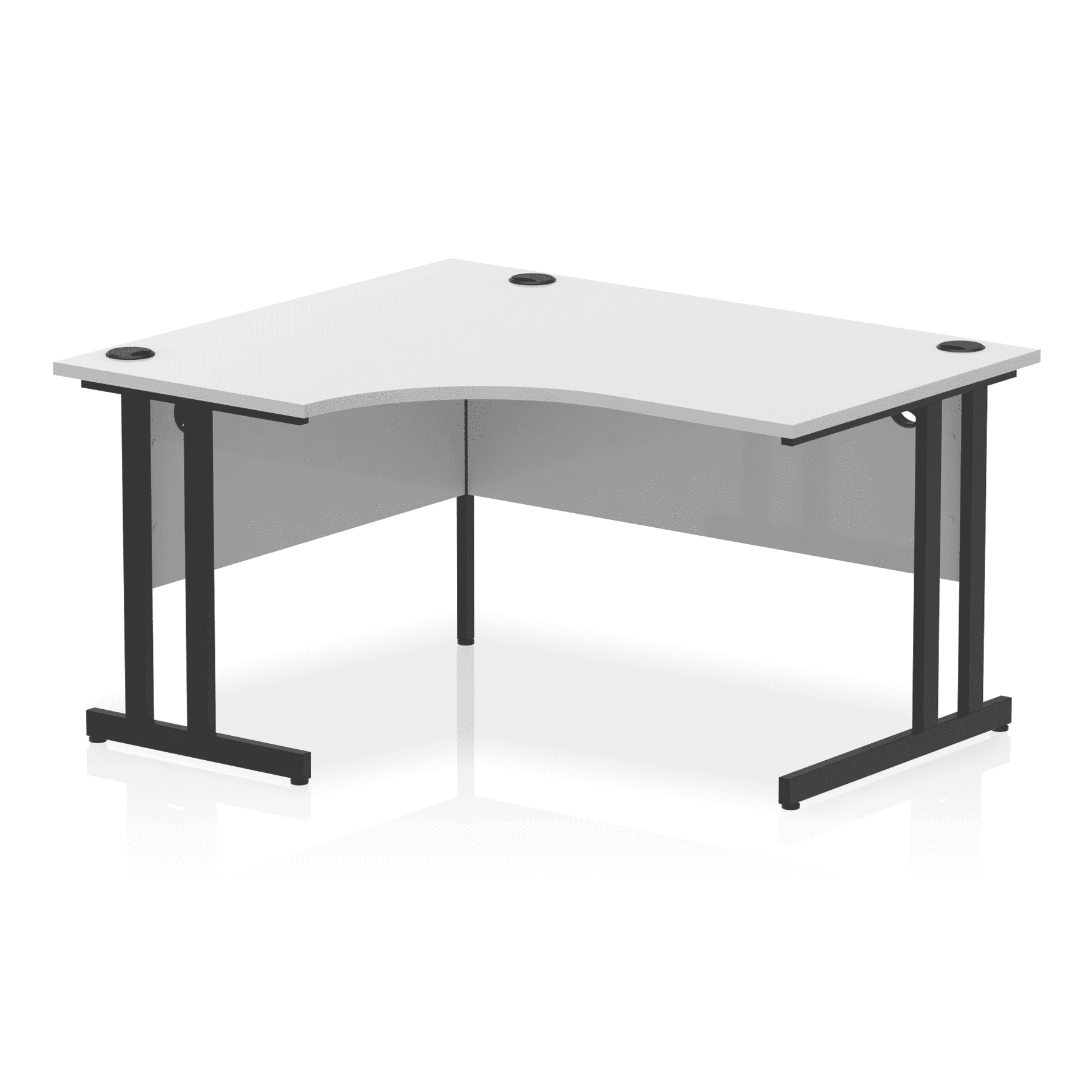 Impulse 1400mm Left Crescent Desk Cantilever Leg - Image 18