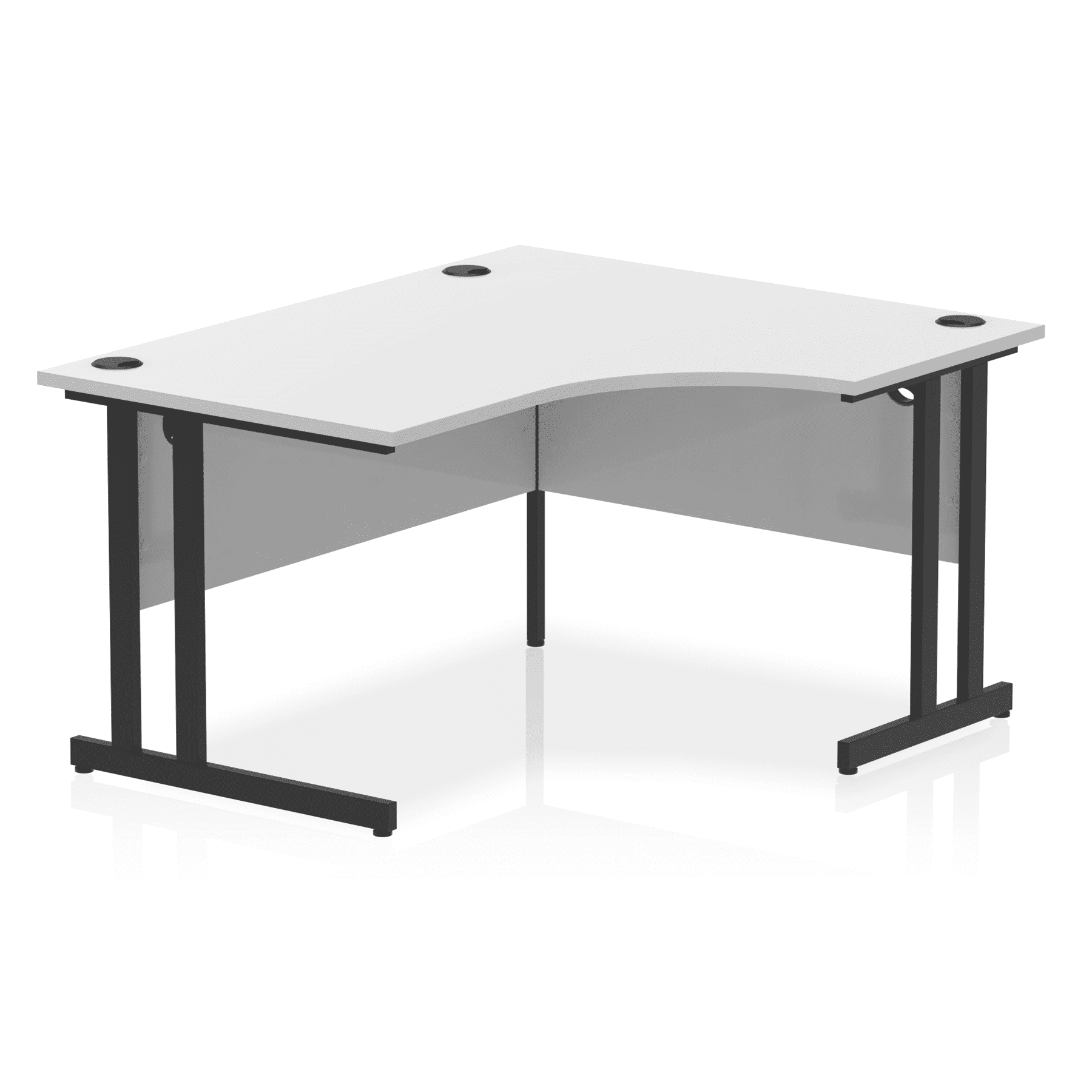 Impulse 1400mm Right Crescent Desk Cantilever Leg - Image 18