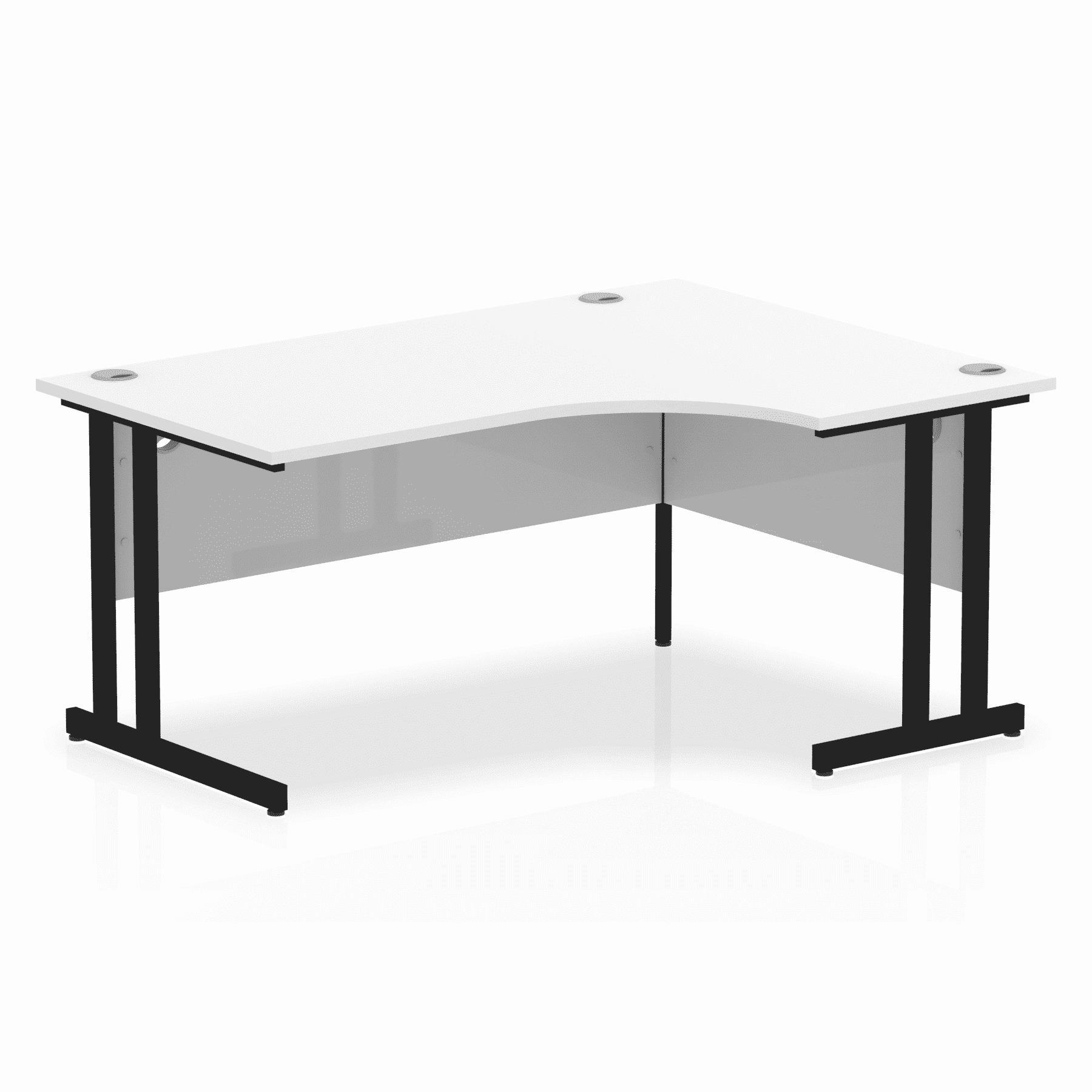 Impulse 1600mm Right Crescent Desk Cantilever Leg - Image 18