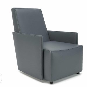 Pella 69cm Wide Armchair in Cristina Marrone Ultima Faux Leather