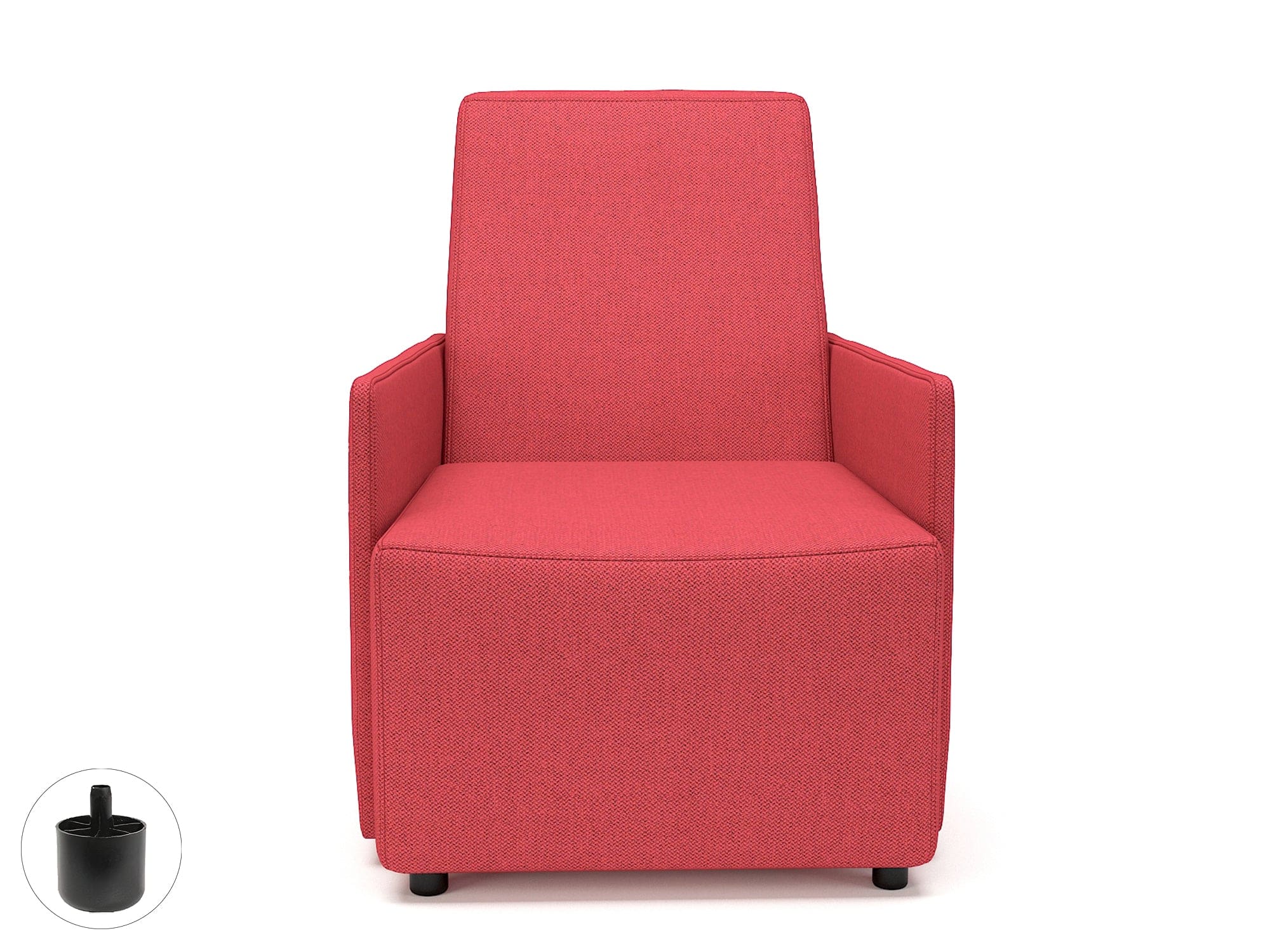 Pella 69cm Wide Armchair in Camira Era Fabric - Image 2