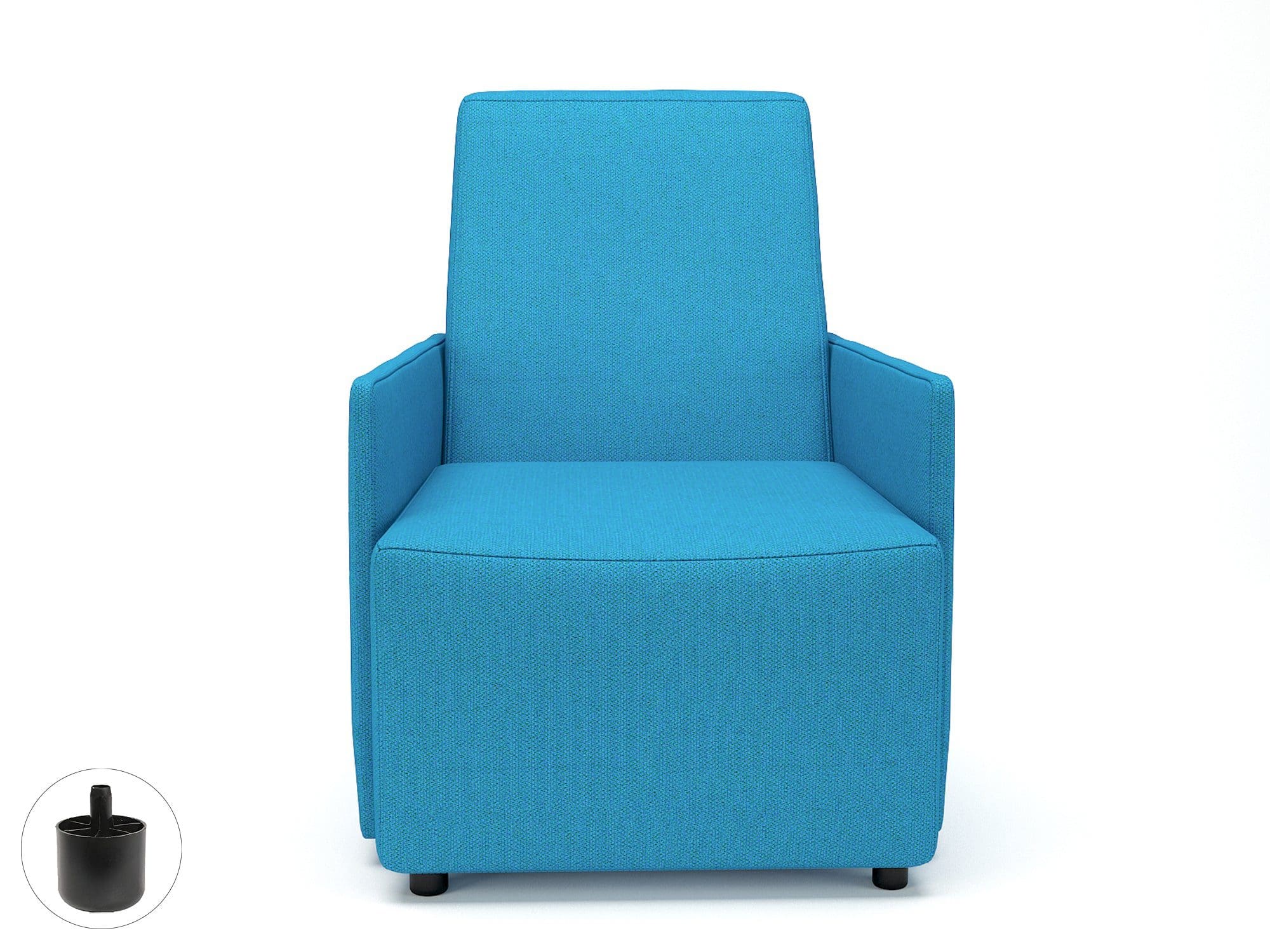Pella 69cm Wide Armchair in Camira Era Fabric - Image 5