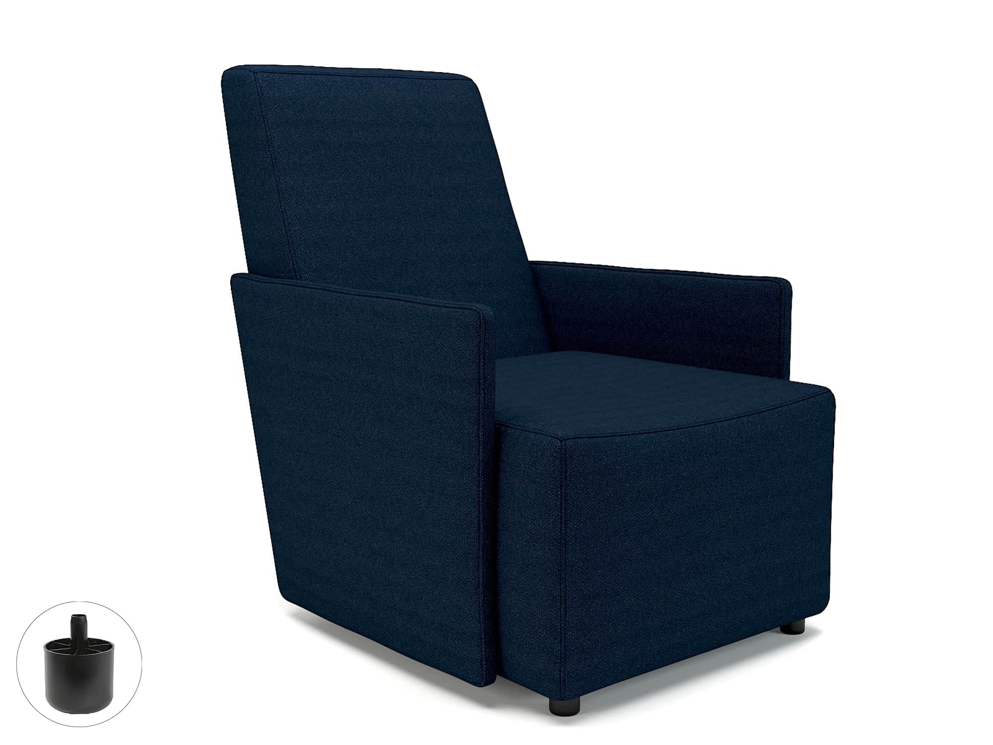 Pella 69cm Wide Armchair in Camira Era Fabric - Image 7
