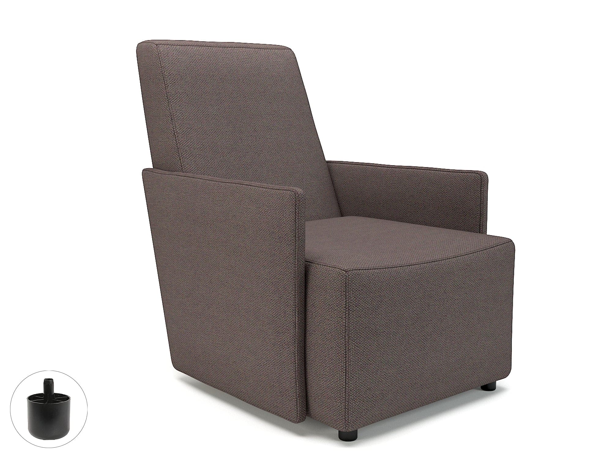 Pella 69cm Wide Armchair in Camira Era Fabric - Image 10