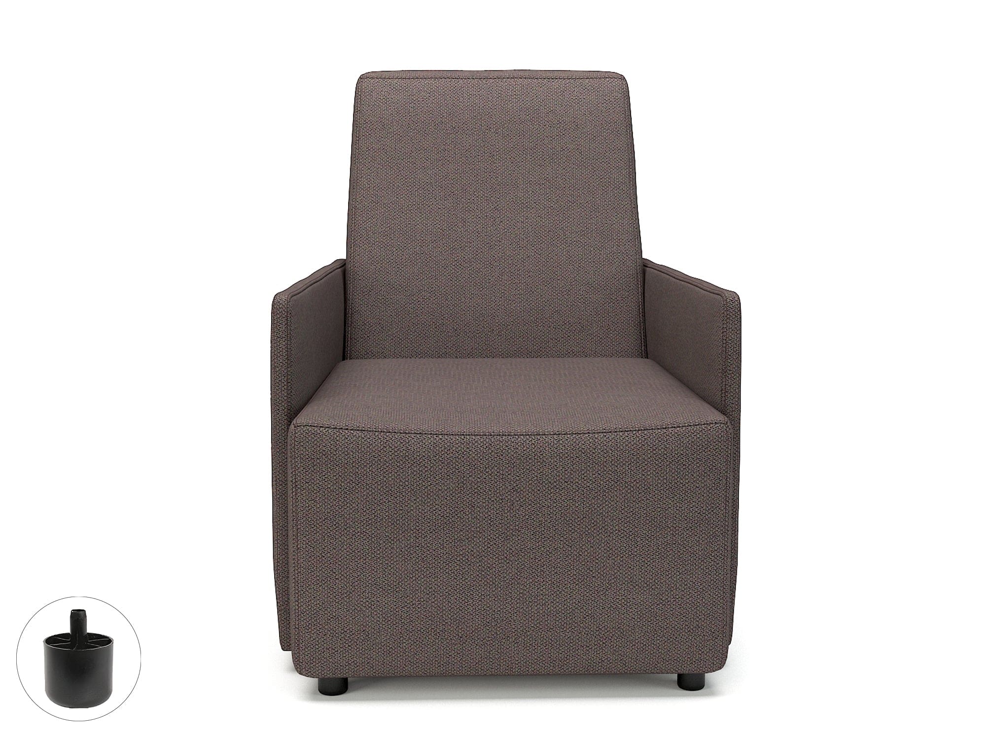 Pella 69cm Wide Armchair in Camira Era Fabric - Image 11