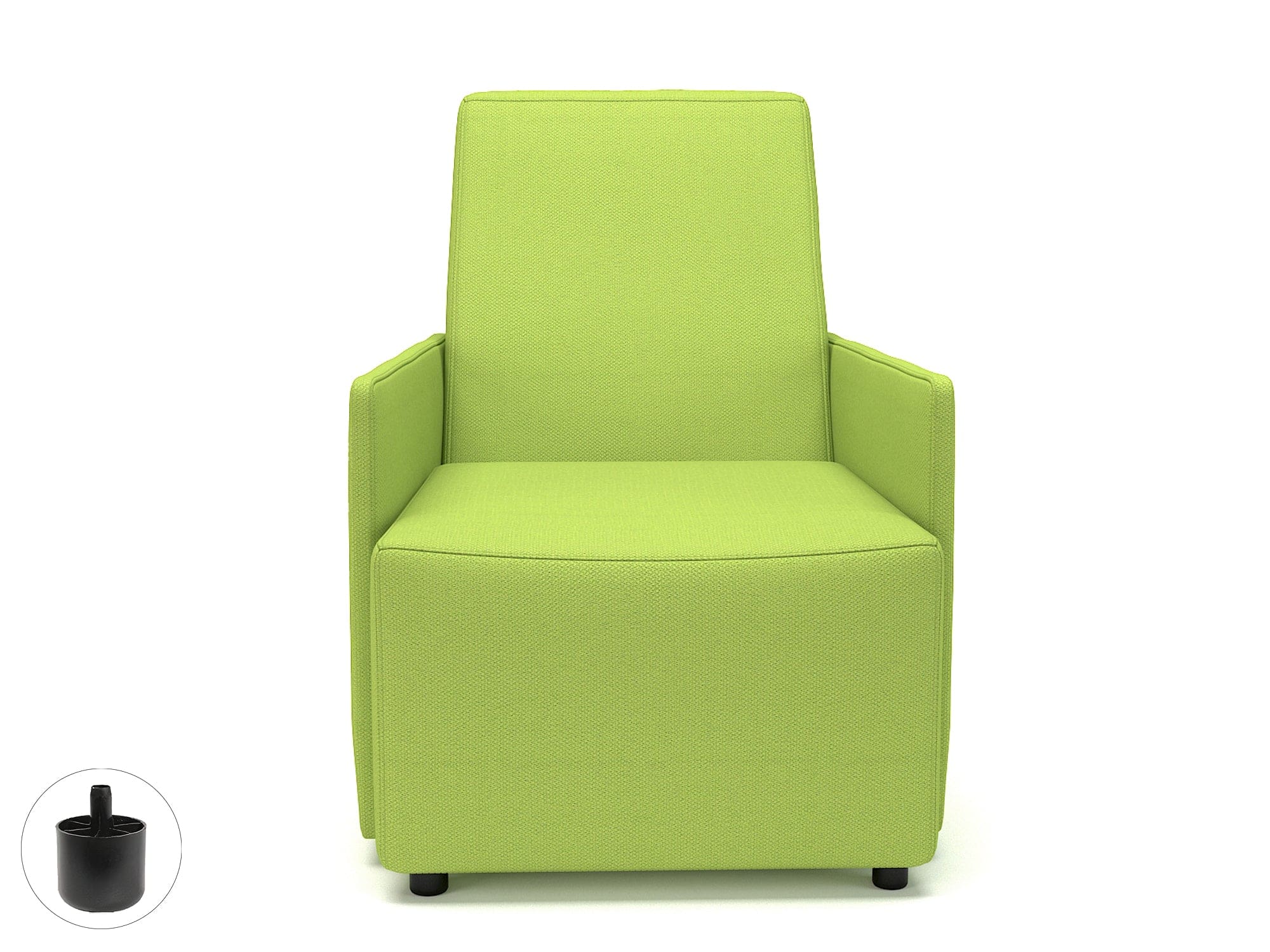 Pella 69cm Wide Armchair in Camira Era Fabric - Image 17