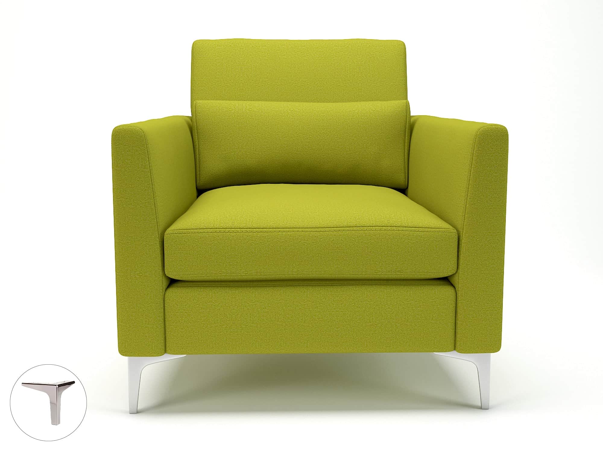 Roselle 90cm Wide Armchair in Warwick Dolly Fabric - Image 2