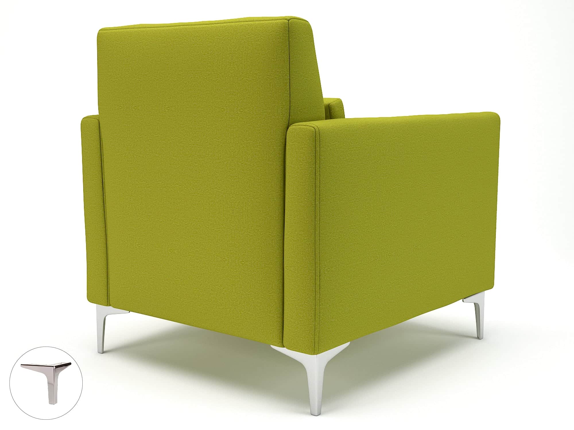 Roselle 90cm Wide Armchair in Warwick Dolly Fabric - Image 3