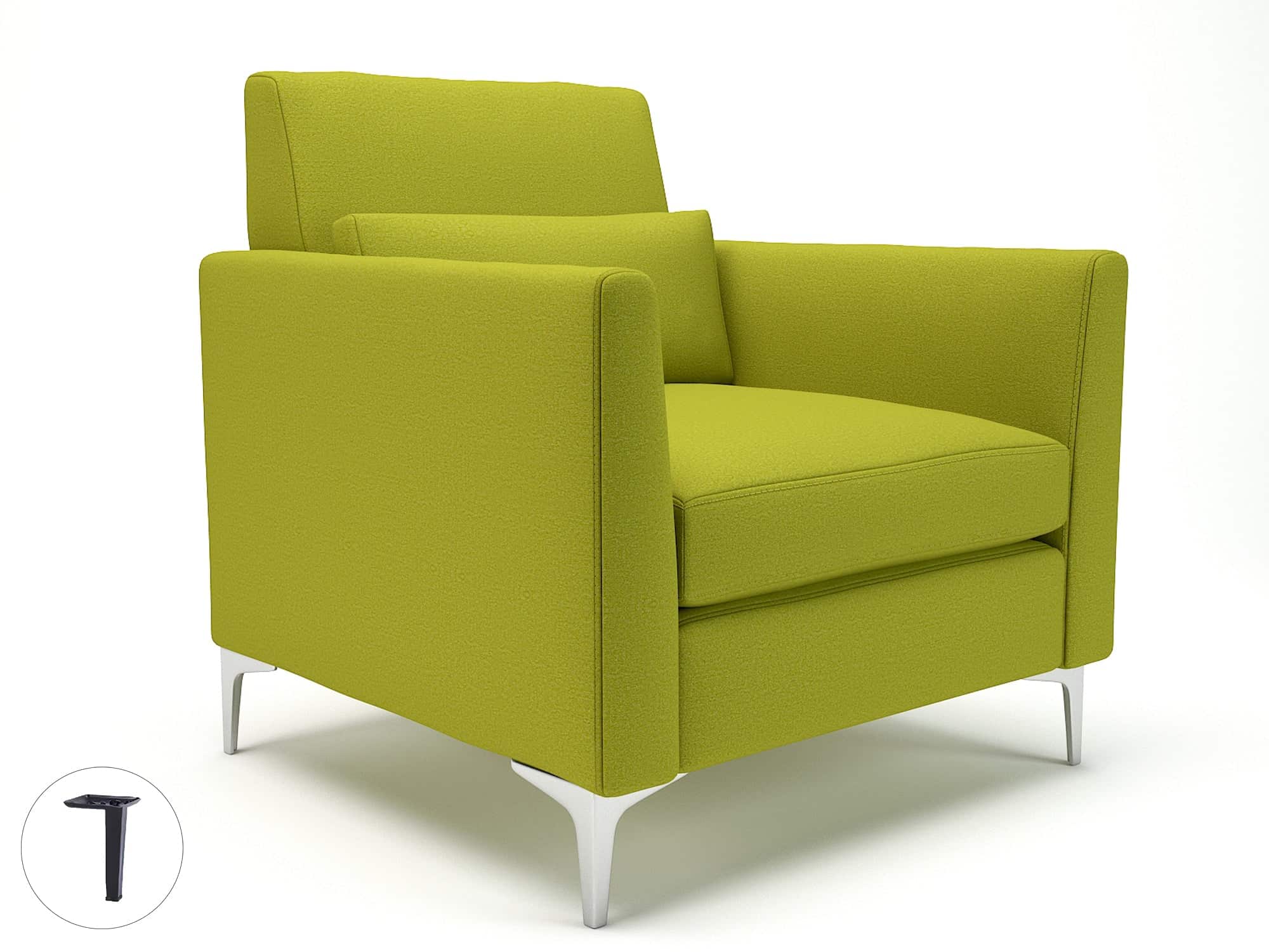 Roselle 90cm Wide Armchair in Warwick Dolly Fabric - Image 4