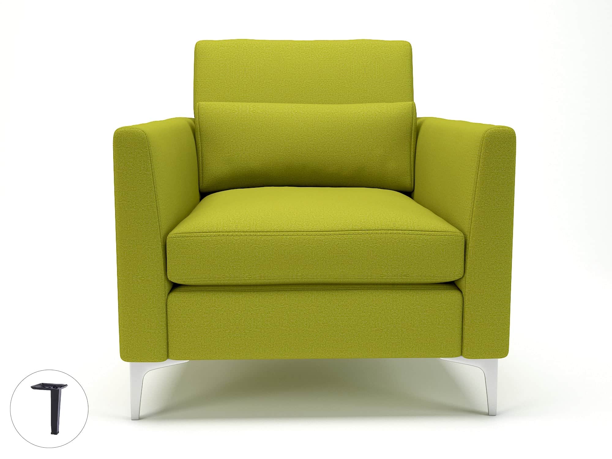 Roselle 90cm Wide Armchair in Warwick Dolly Fabric - Image 5