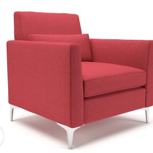 Roselle 90cm Wide Armchair in Camira Era Fabric
