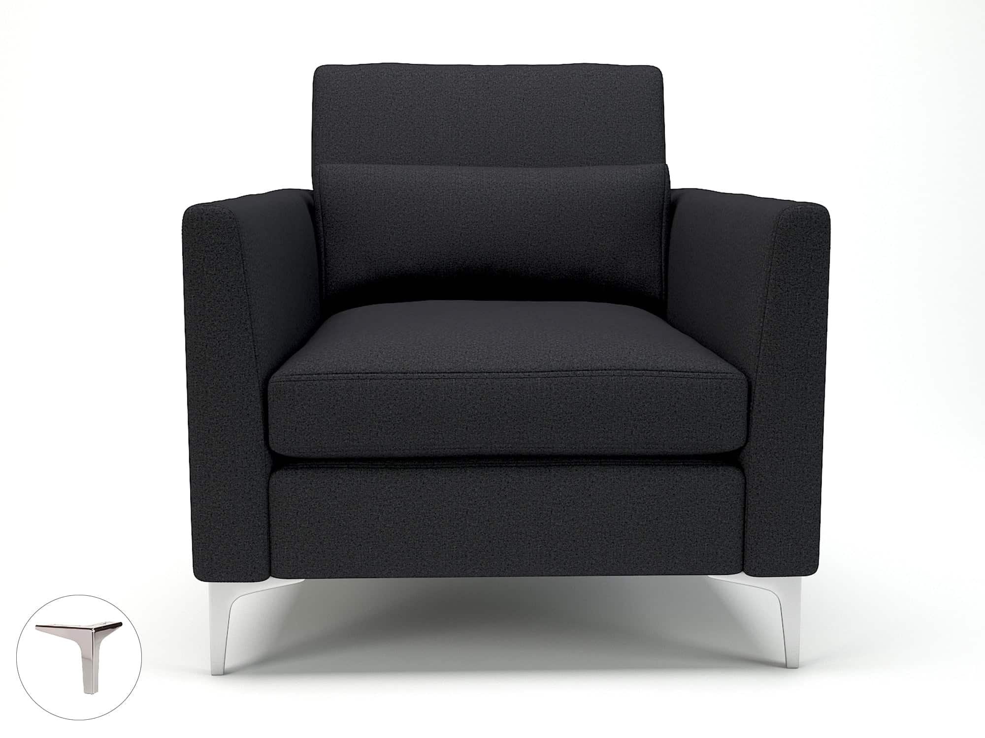 Roselle 90cm Wide Armchair in Warwick Dolly Fabric - Image 14