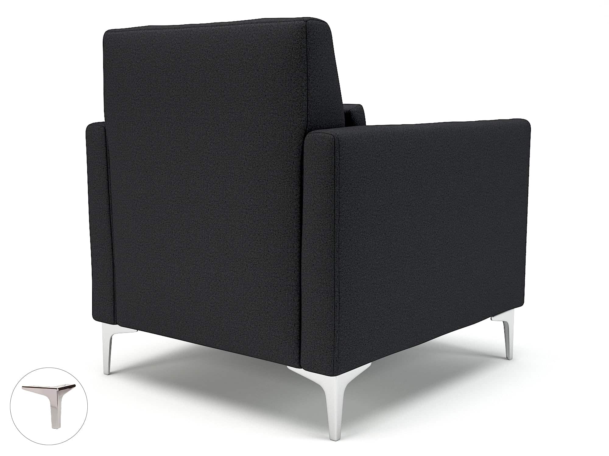 Roselle 90cm Wide Armchair in Warwick Dolly Fabric - Image 15