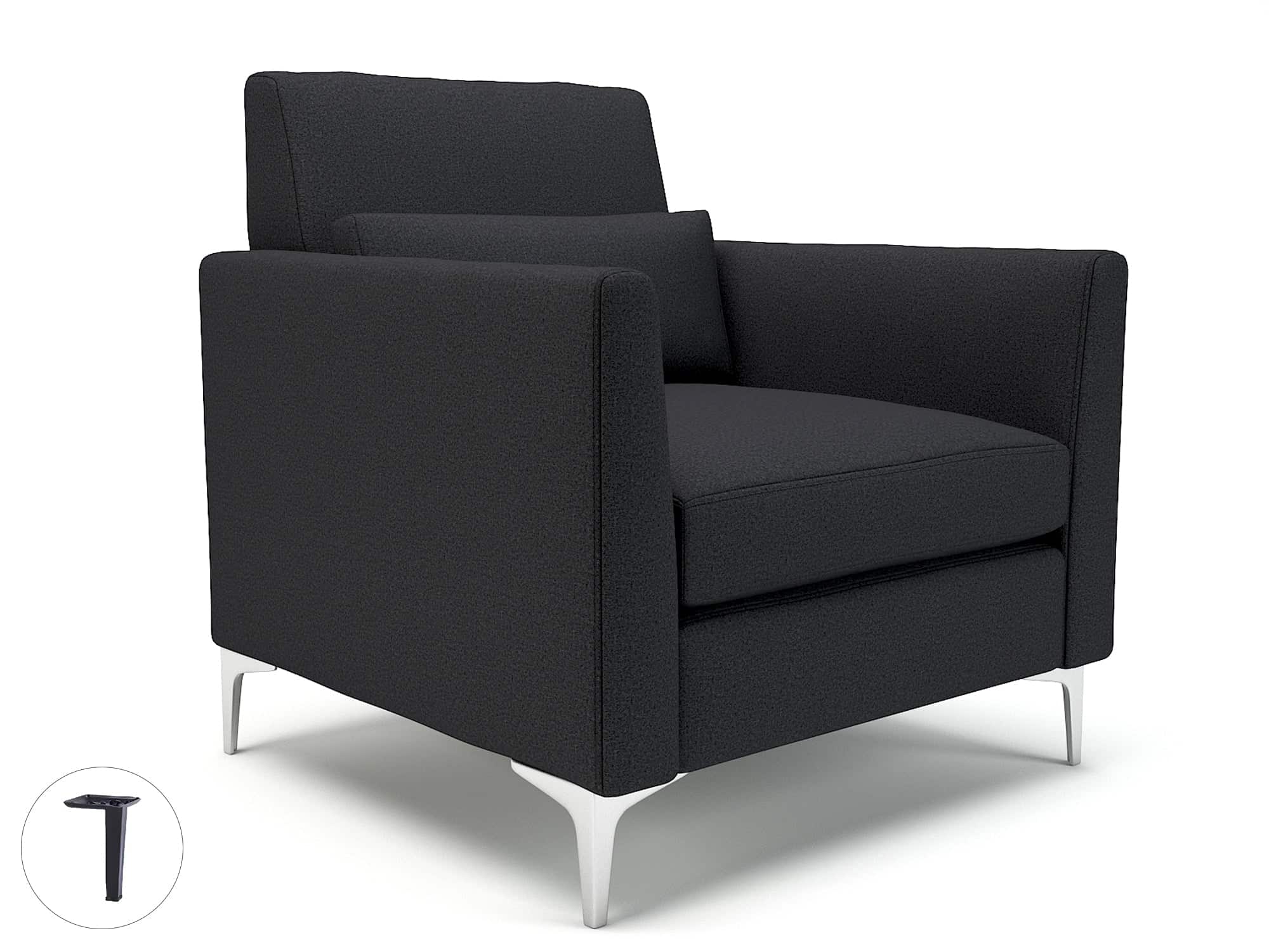 Roselle 90cm Wide Armchair in Warwick Dolly Fabric - Image 16