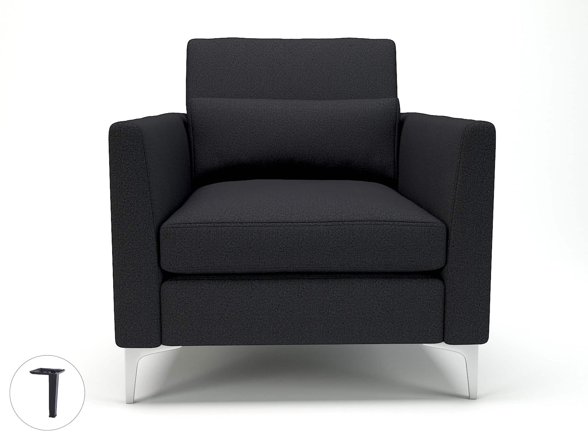 Roselle 90cm Wide Armchair in Warwick Dolly Fabric - Image 17