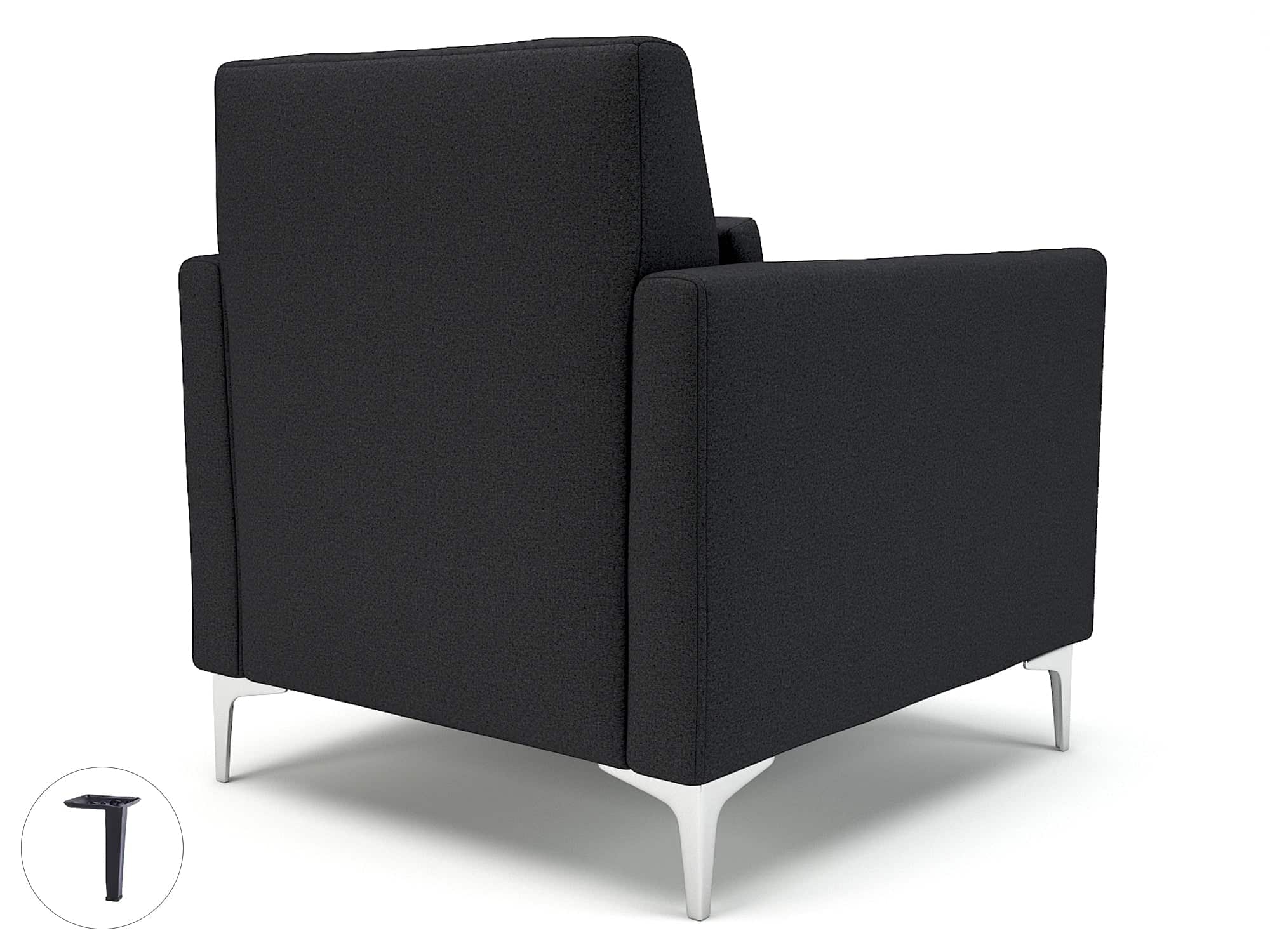 Roselle 90cm Wide Armchair in Warwick Dolly Fabric - Image 18