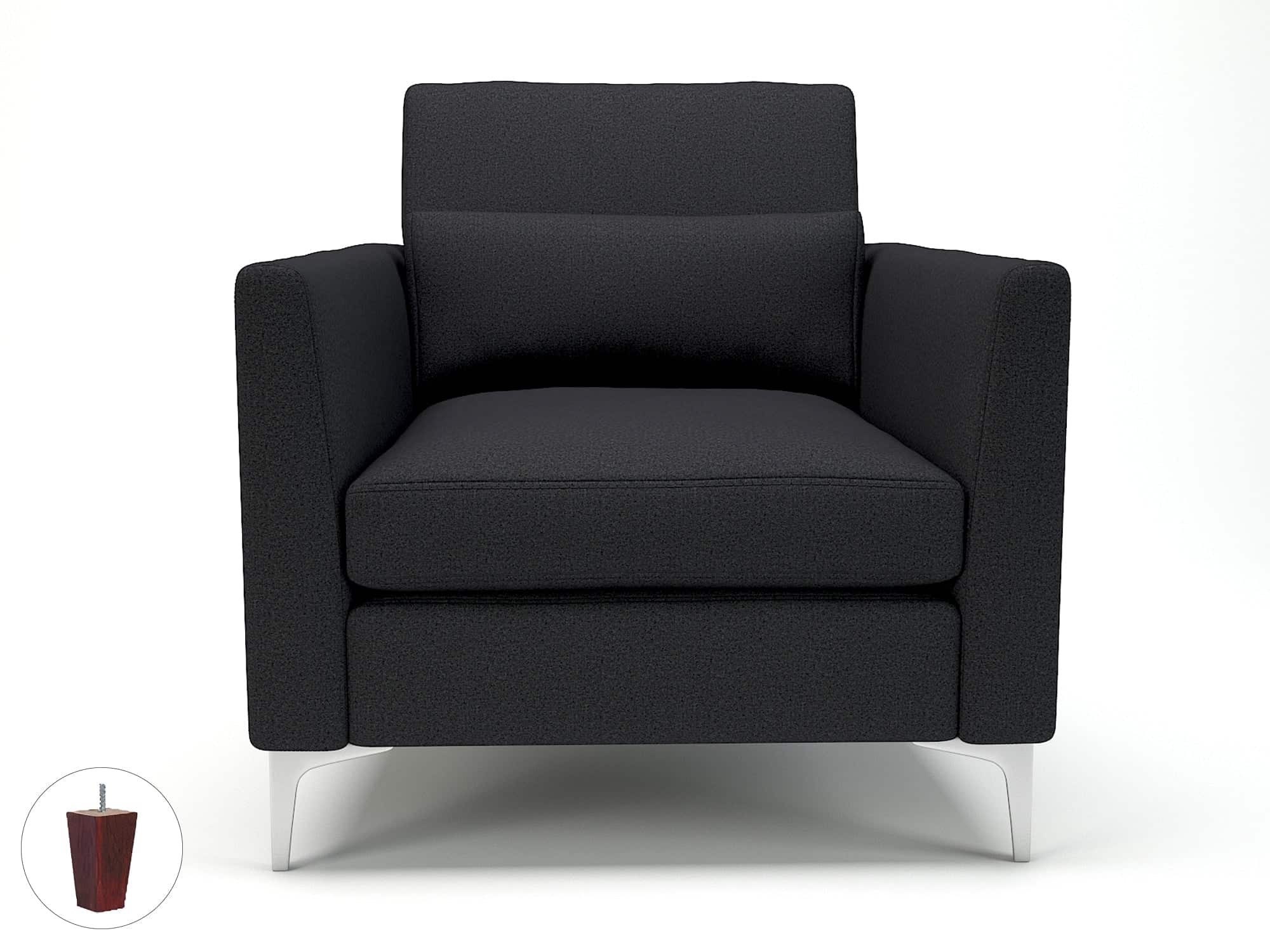 Roselle 90cm Wide Armchair in Warwick Dolly Fabric - Image 20