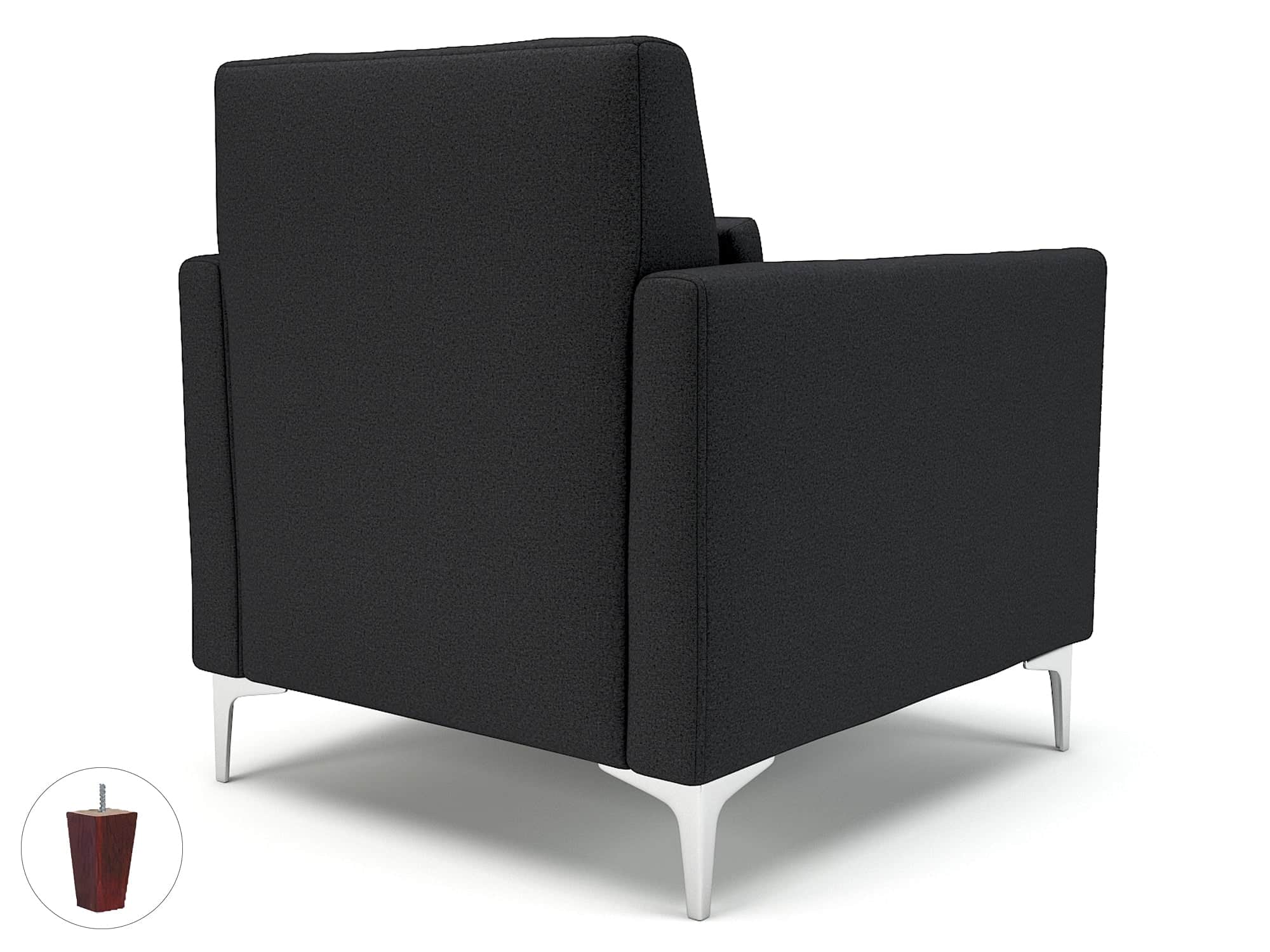 Roselle 90cm Wide Armchair in Warwick Dolly Fabric - Image 21