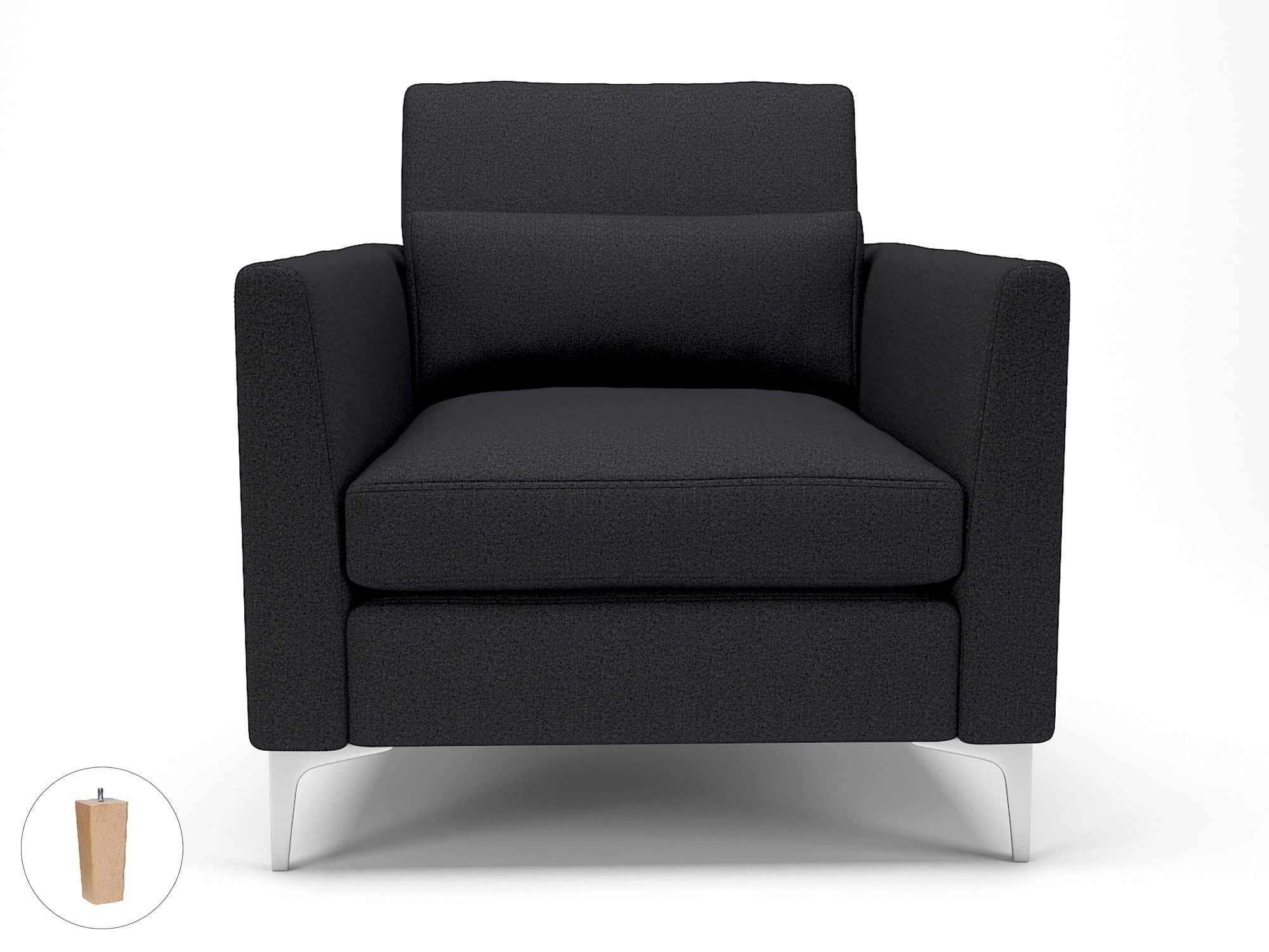 Roselle 90cm Wide Armchair in Warwick Dolly Fabric - Image 23