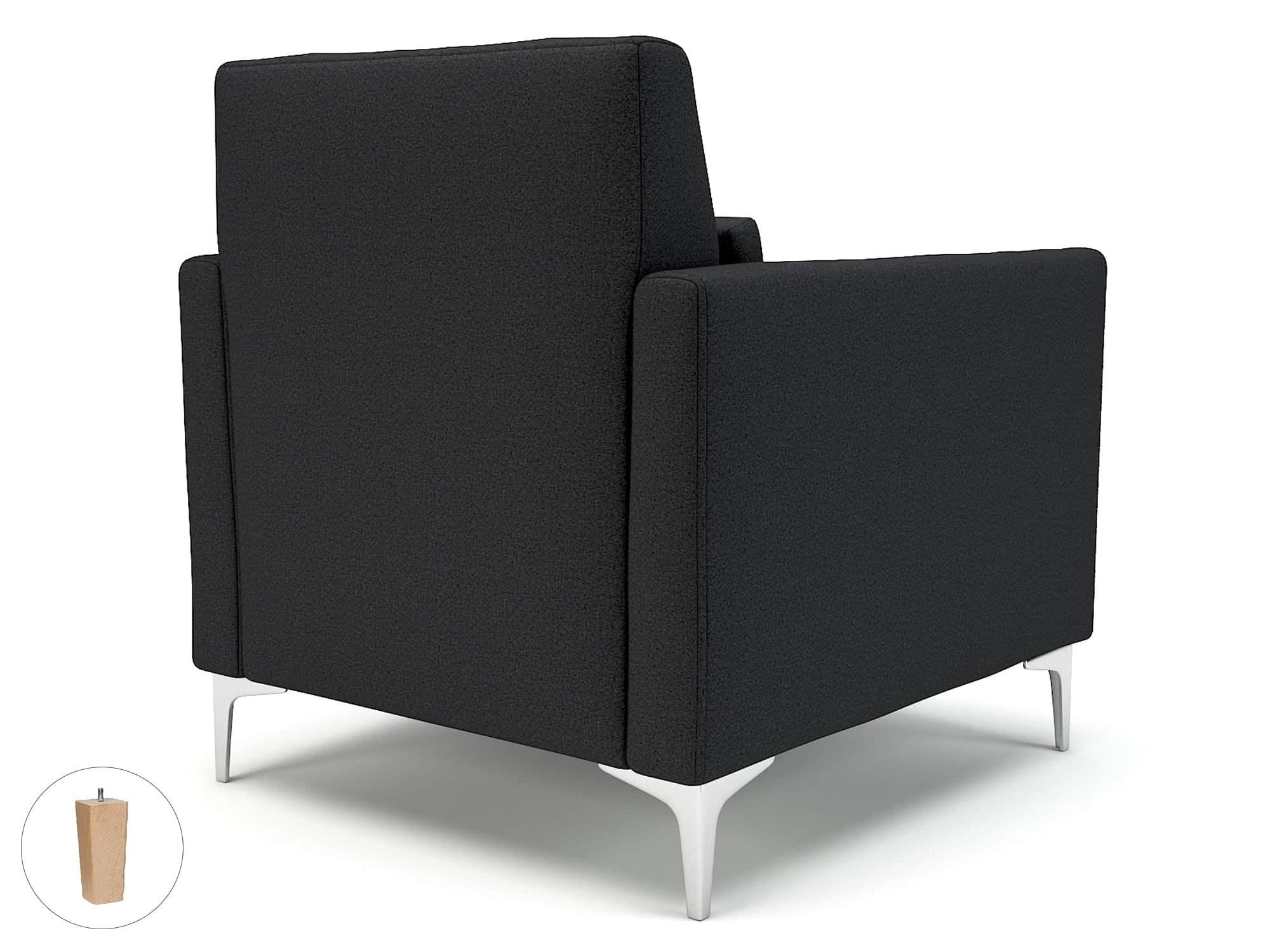 Roselle 90cm Wide Armchair in Warwick Dolly Fabric - Image 24