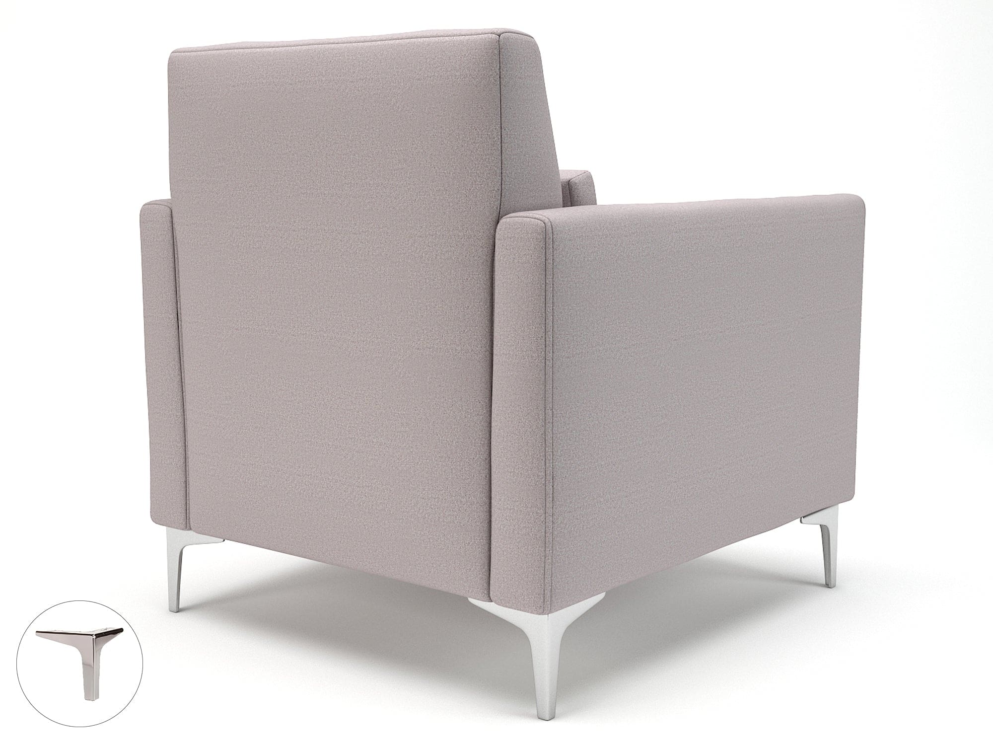 Roselle 90cm Wide Armchair in Warwick Dolly Fabric - Image 39