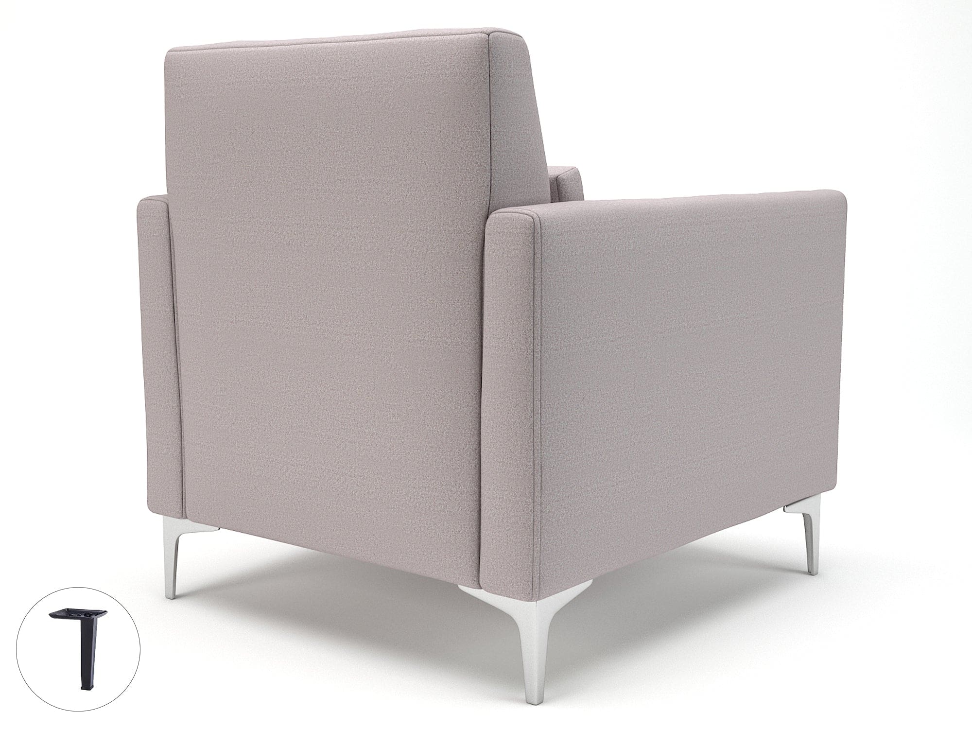 Roselle 90cm Wide Armchair in Warwick Dolly Fabric - Image 42