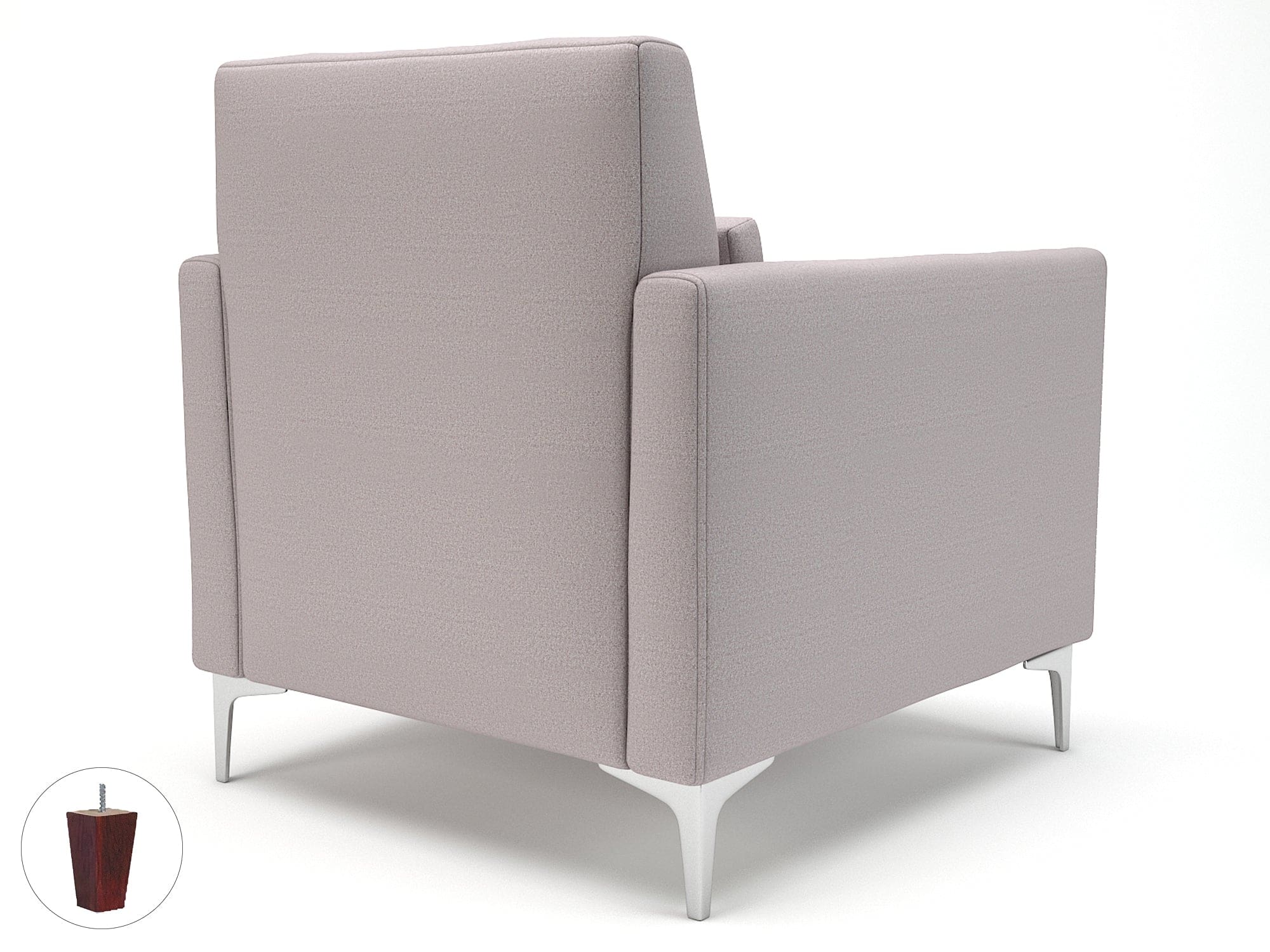 Roselle 90cm Wide Armchair in Warwick Dolly Fabric - Image 45