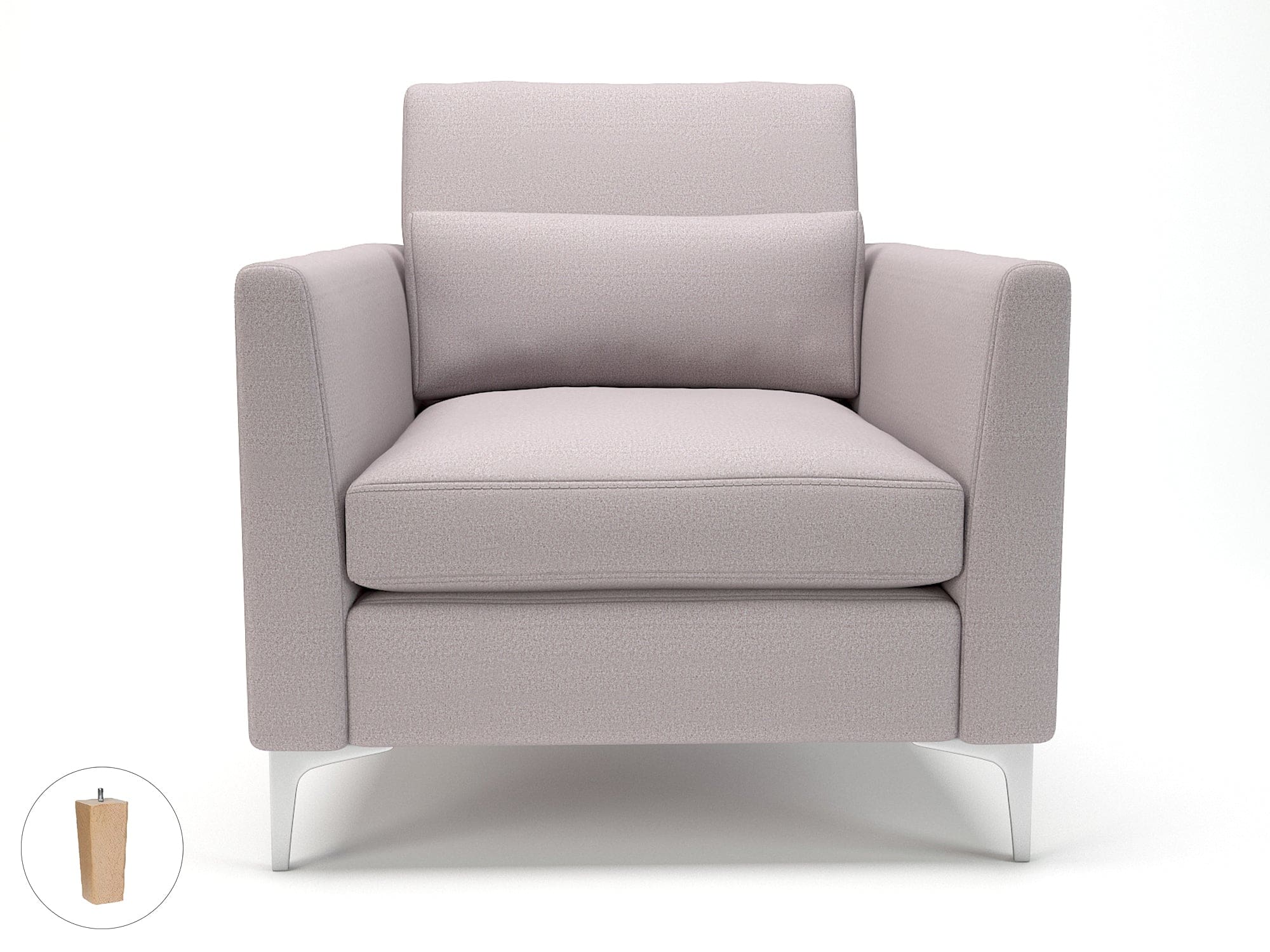 Roselle 90cm Wide Armchair in Warwick Dolly Fabric - Image 47