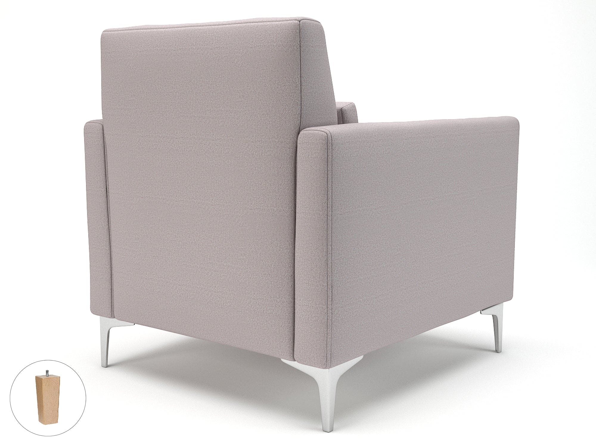 Roselle 90cm Wide Armchair in Warwick Dolly Fabric - Image 48